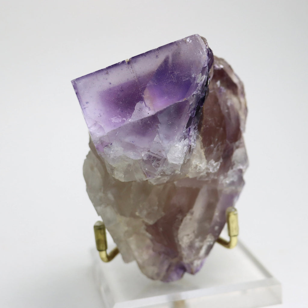 Purple Illinois Fluorite Cube | Classic Cubic Fluorite Crystal from Illinois–Kentucky Fluorspar District