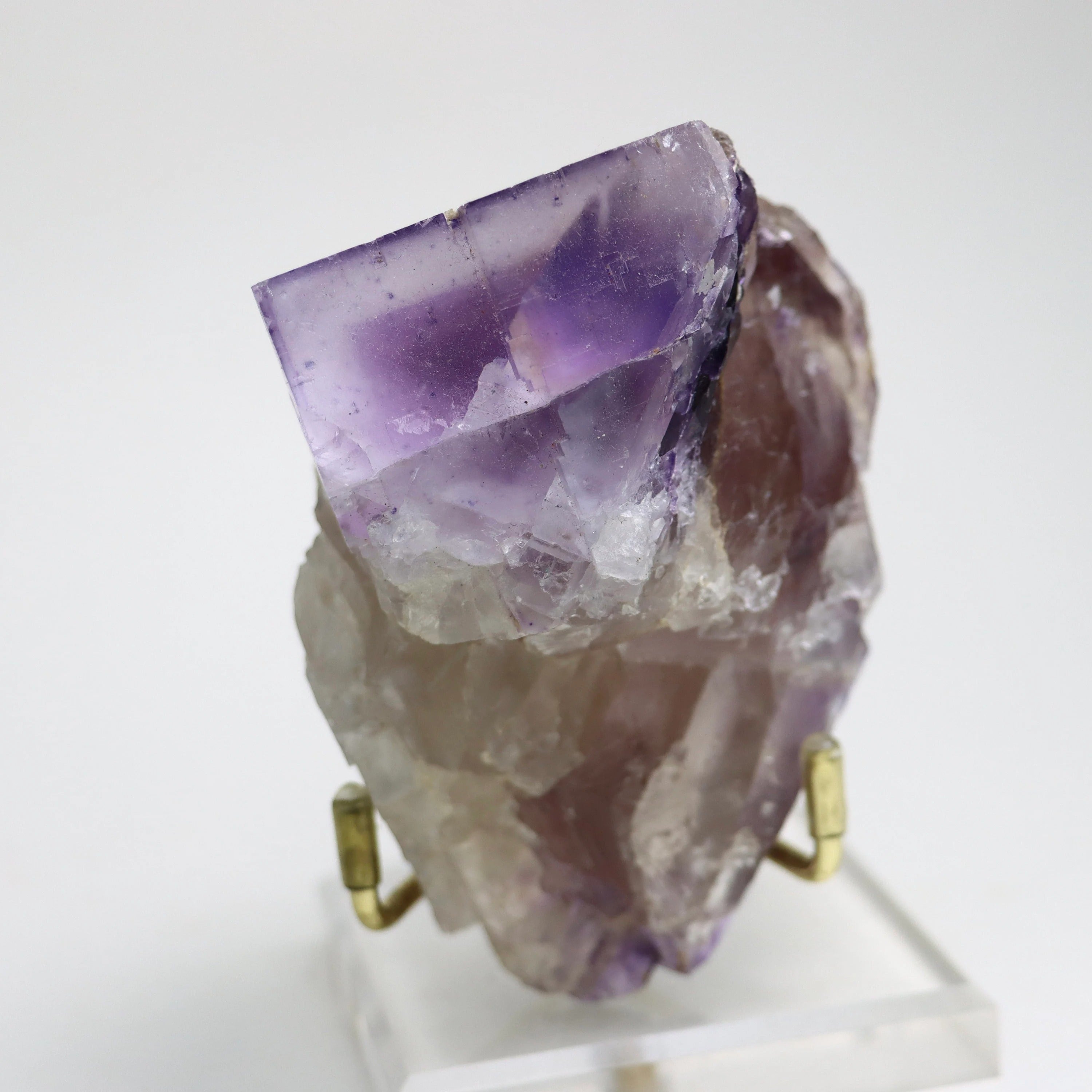 Purple Illinois Fluorite Cube | Classic Cubic Fluorite Crystal from Illinois–Kentucky Fluorspar District