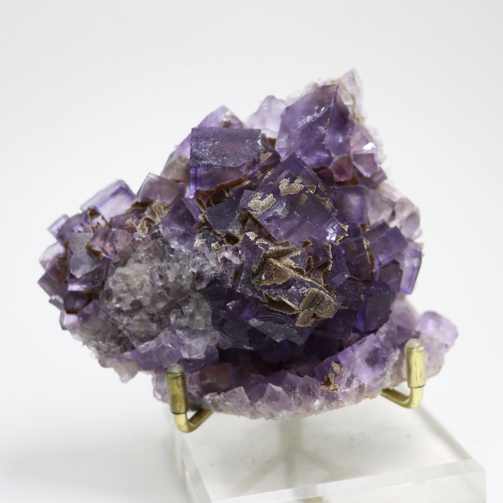 Purple Illinois Fluorite Cube | Classic Cubic Fluorite from Hastie’s Quarry