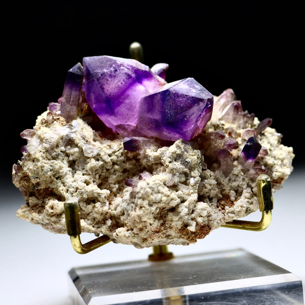 Phantom Brandberg Amethyst on Matrix | Natural Quartz Specimen