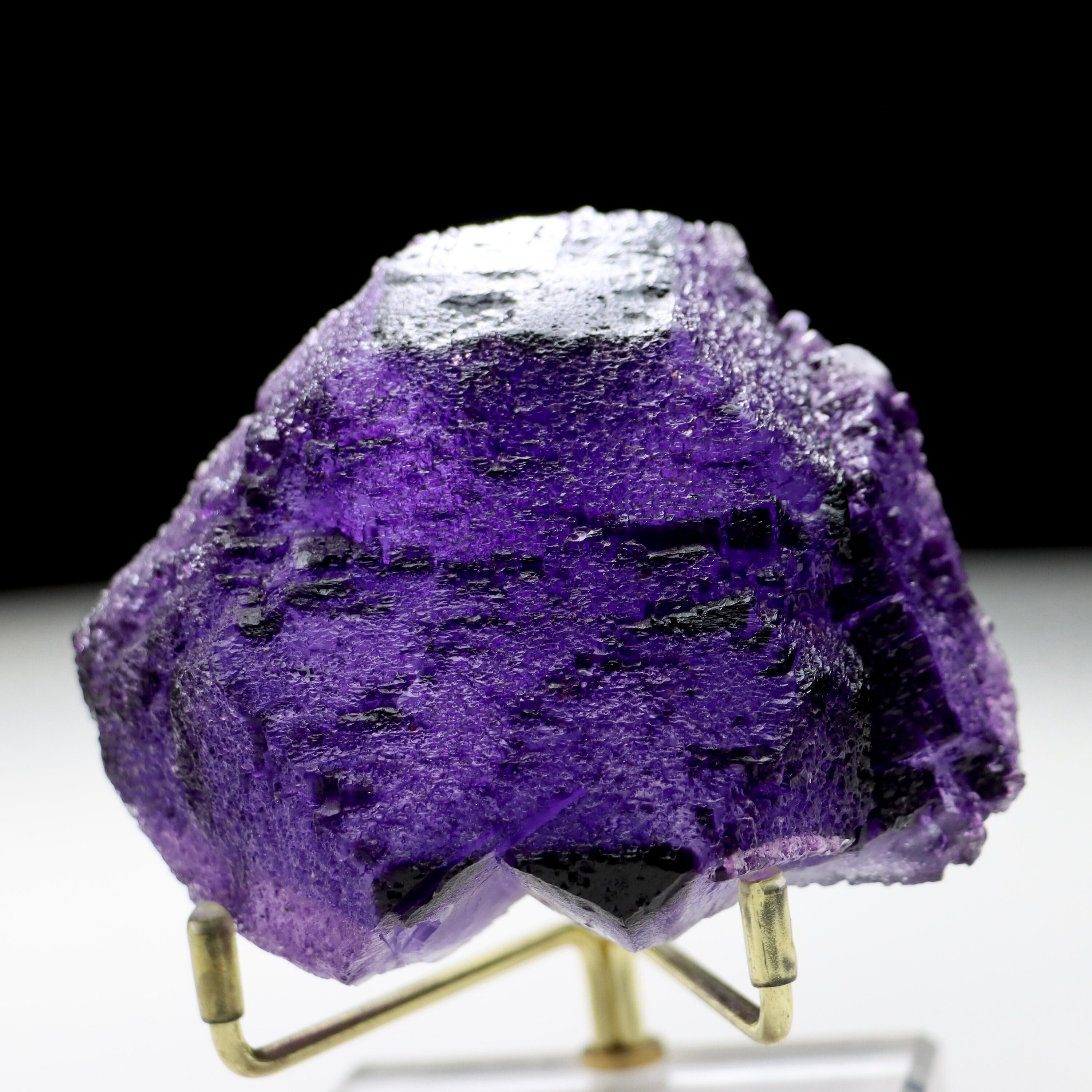 Italian Etched Octahedral Fluorite | Natural Fluorite Crystal from Camissinone Mine, Lombardy, Italy