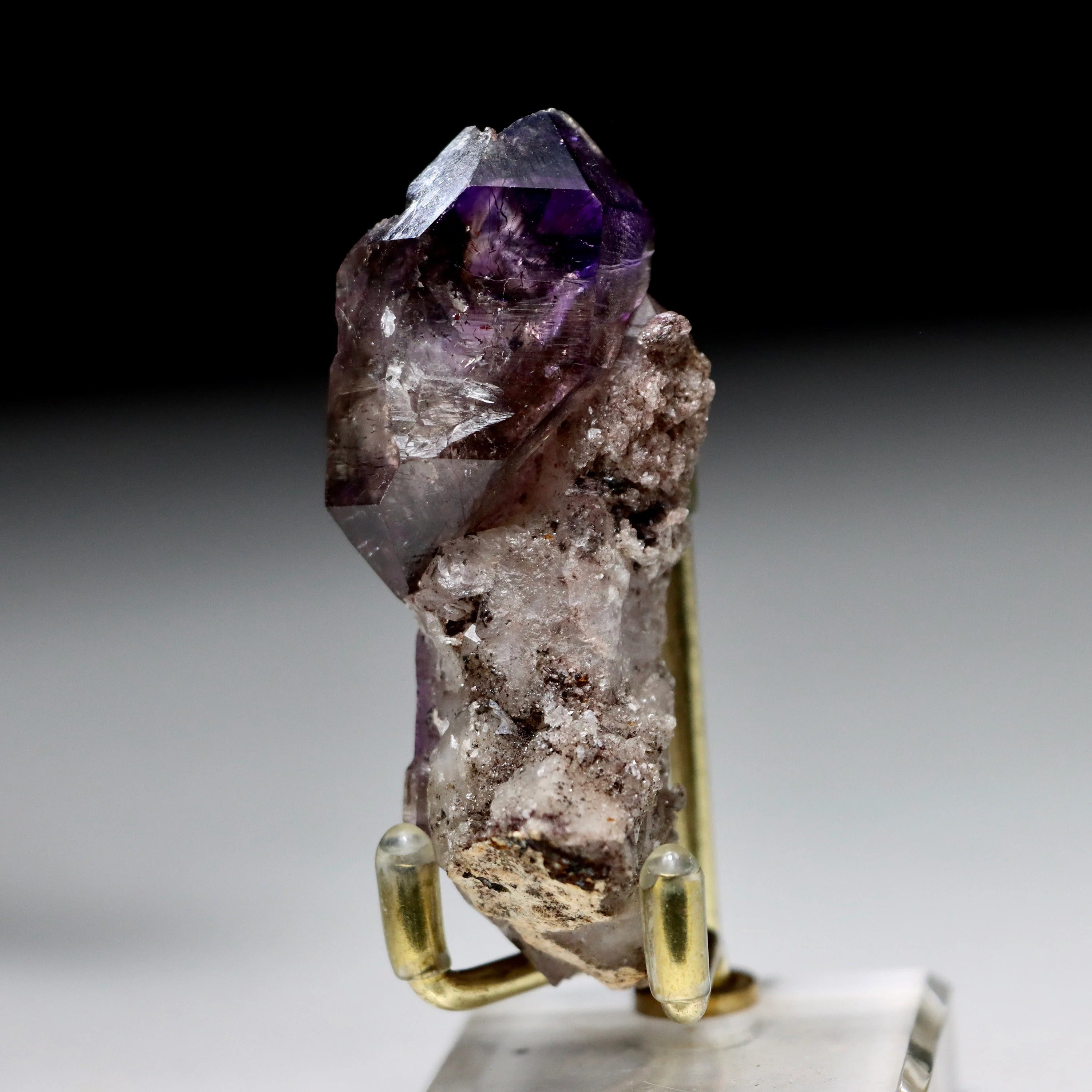 Elestial Smoky Amethyst Scepter (Double Terminated)
