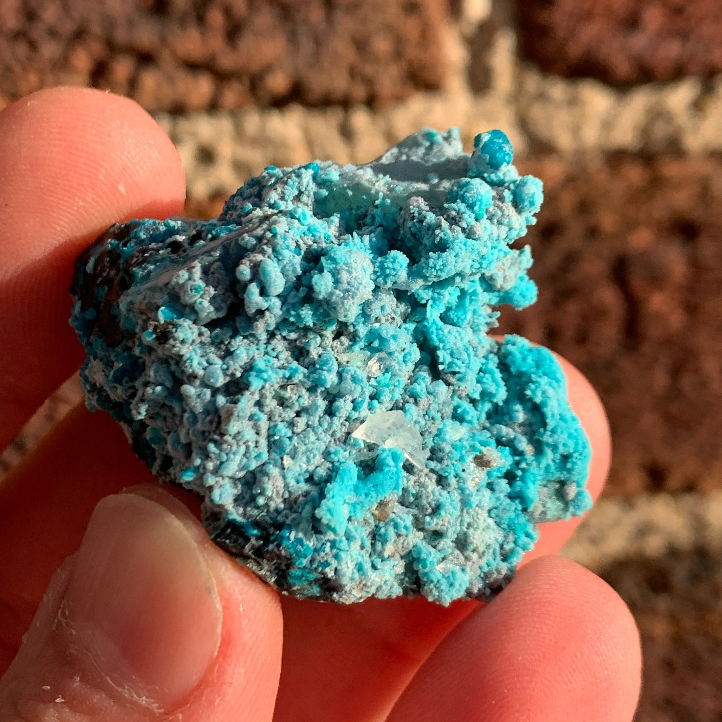 Chrysocolla on Quartz