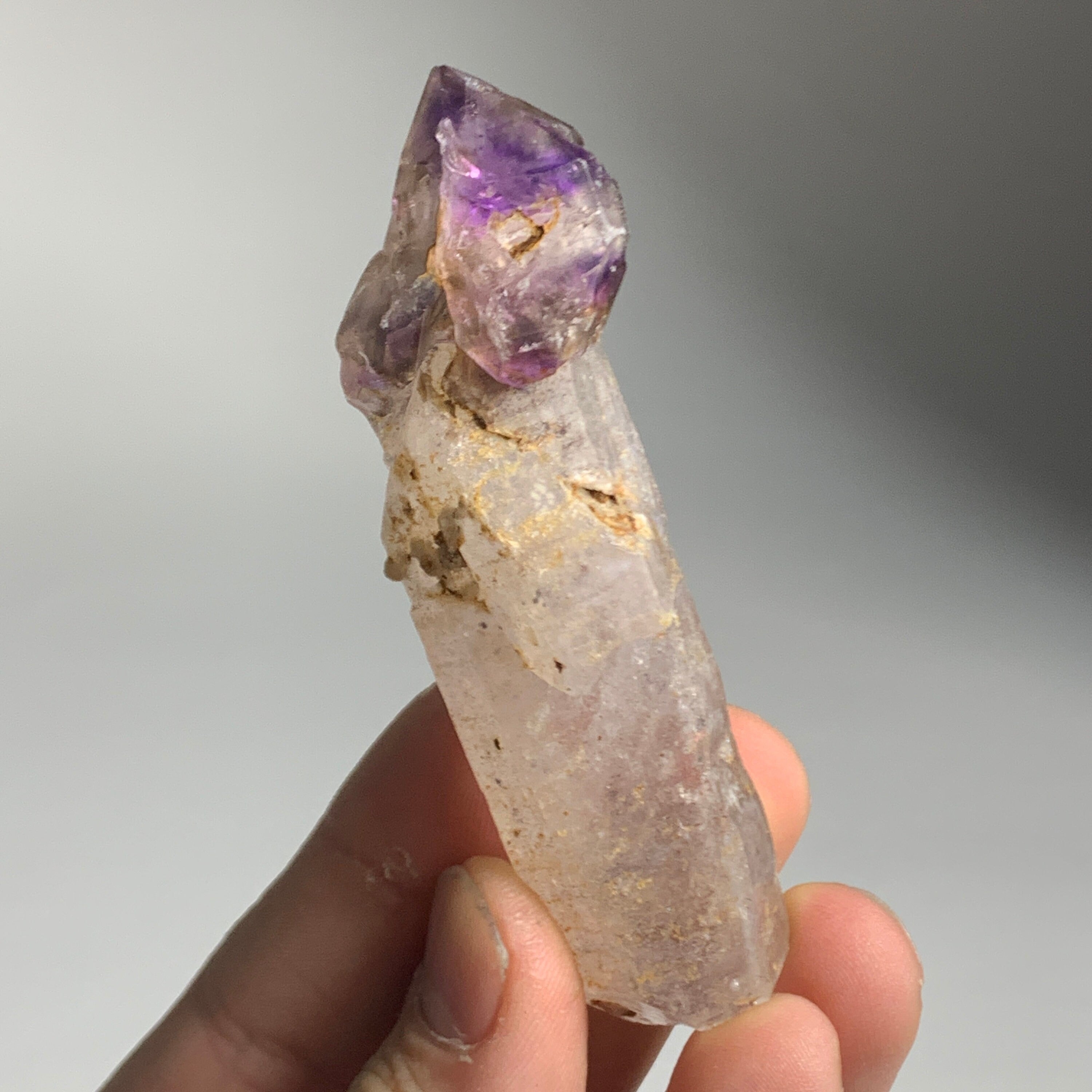 Smoky Amethyst Scepter (DT) | Amethyst Quartz Point