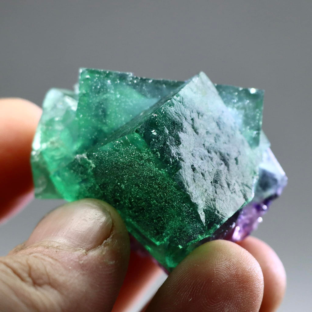 Phantom Fluorite w/ Pyrite