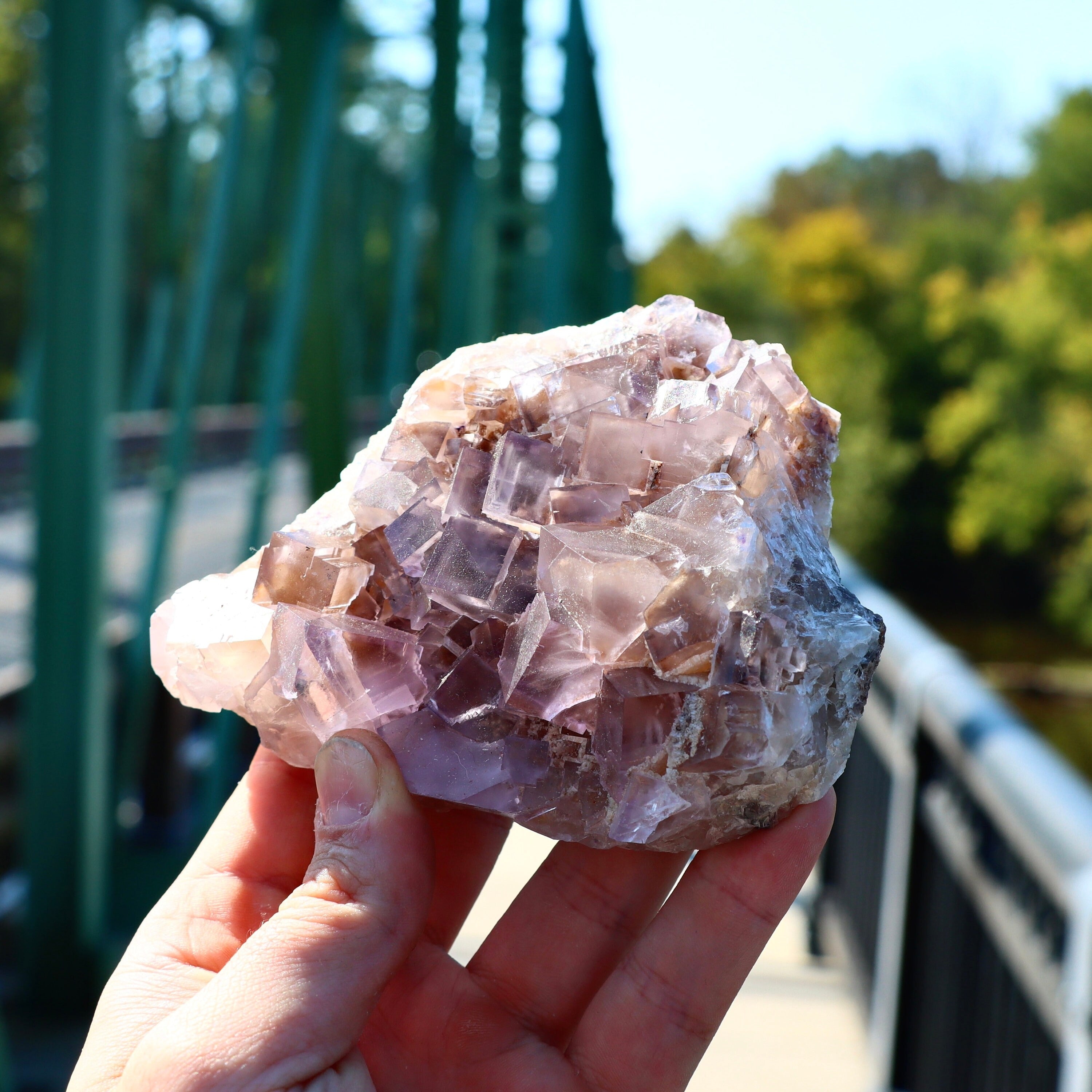 Purple Illinois Fluorite Crystal