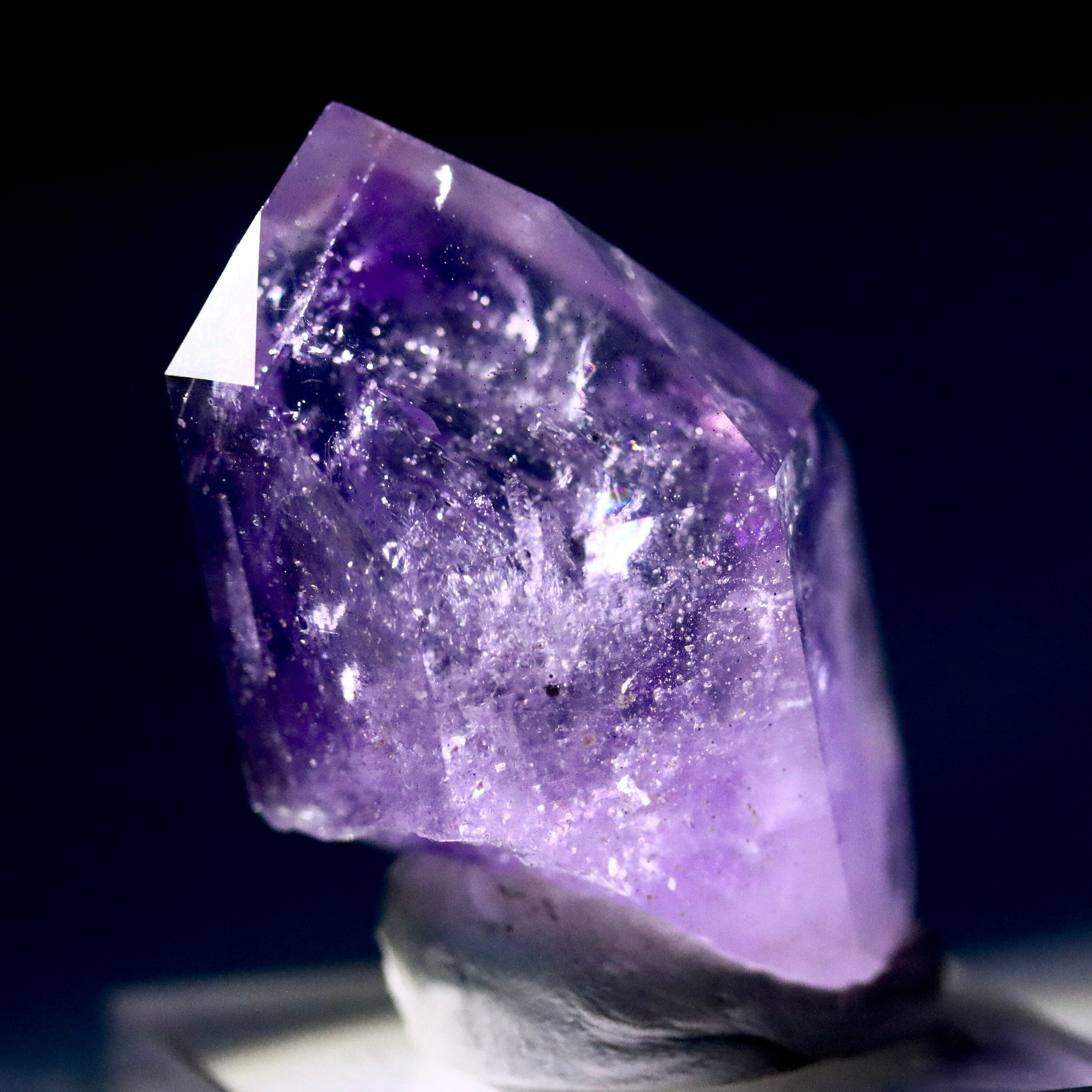 Multiple Enhydro Phantom Brandberg Amethyst Crystal | Natural Amethyst from Namibia