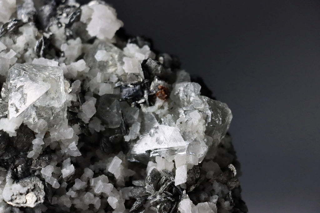 Fluorite with Arsenopyrite | Natural Fluorite Crystal Mineral Specimen