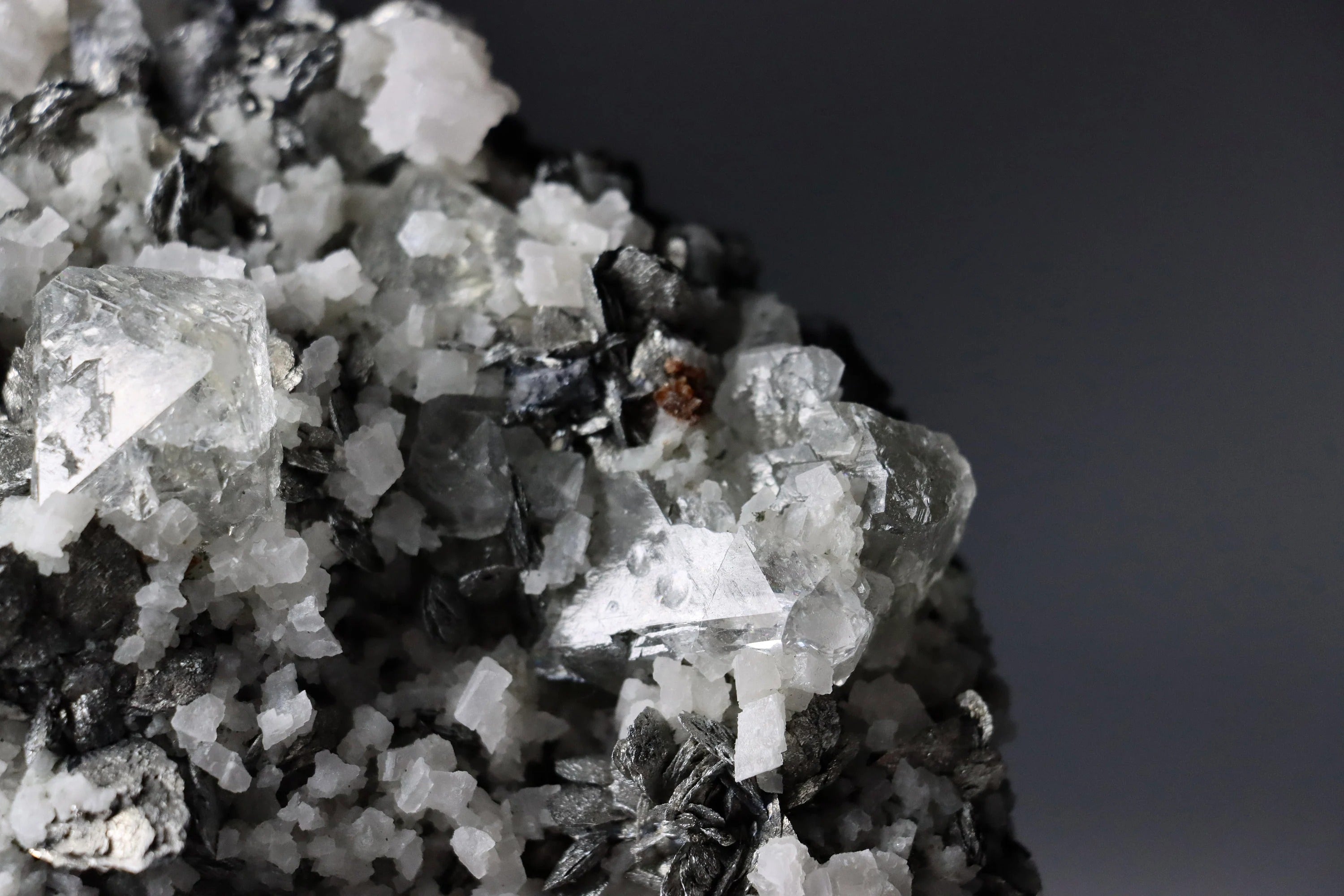 Fluorite with Arsenopyrite | Natural Fluorite Crystal Mineral Specimen