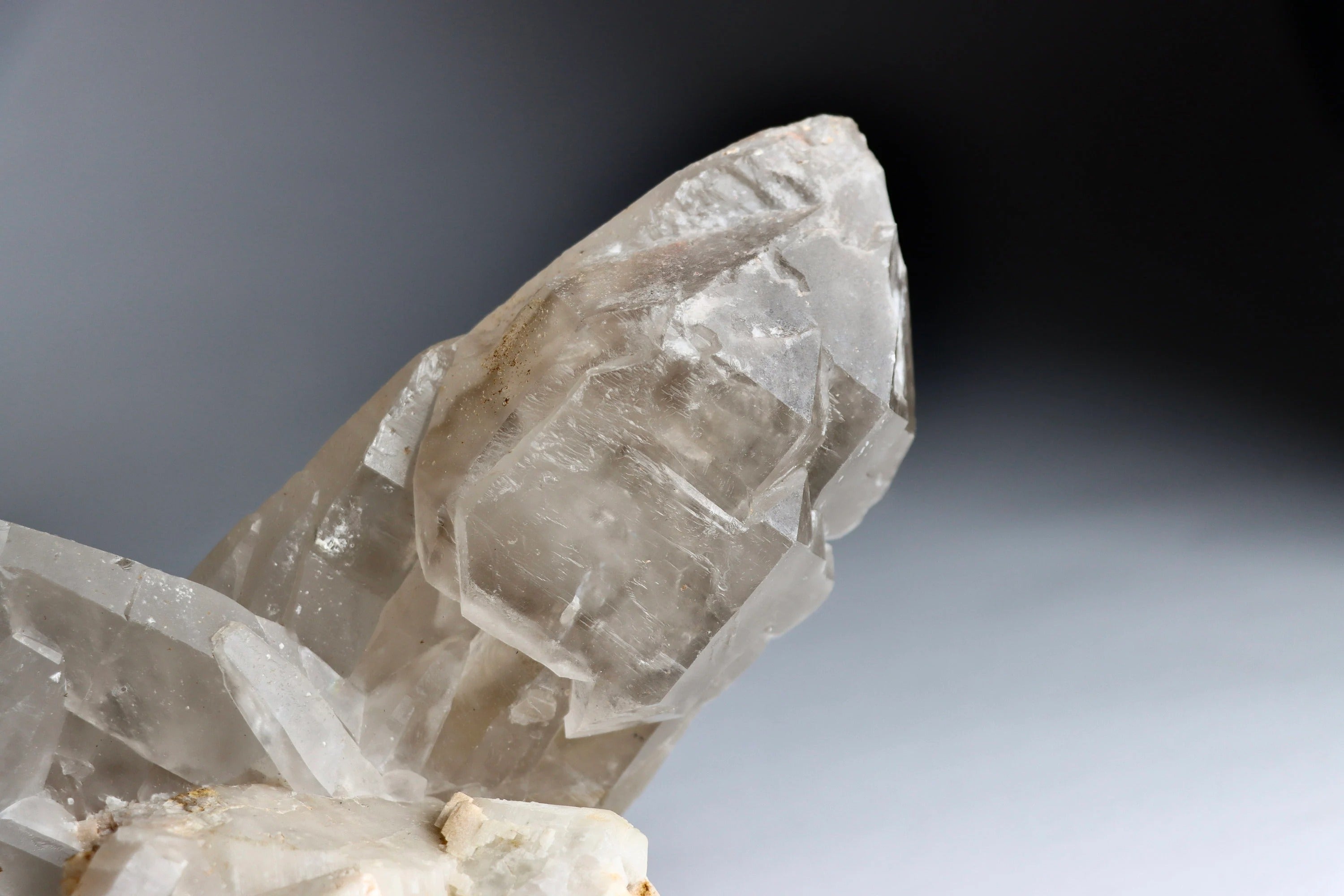 Smoky Quartz with Microcline | Natural Smoky Quartz Point from Smoky Hawk Claim, Colorado, USA