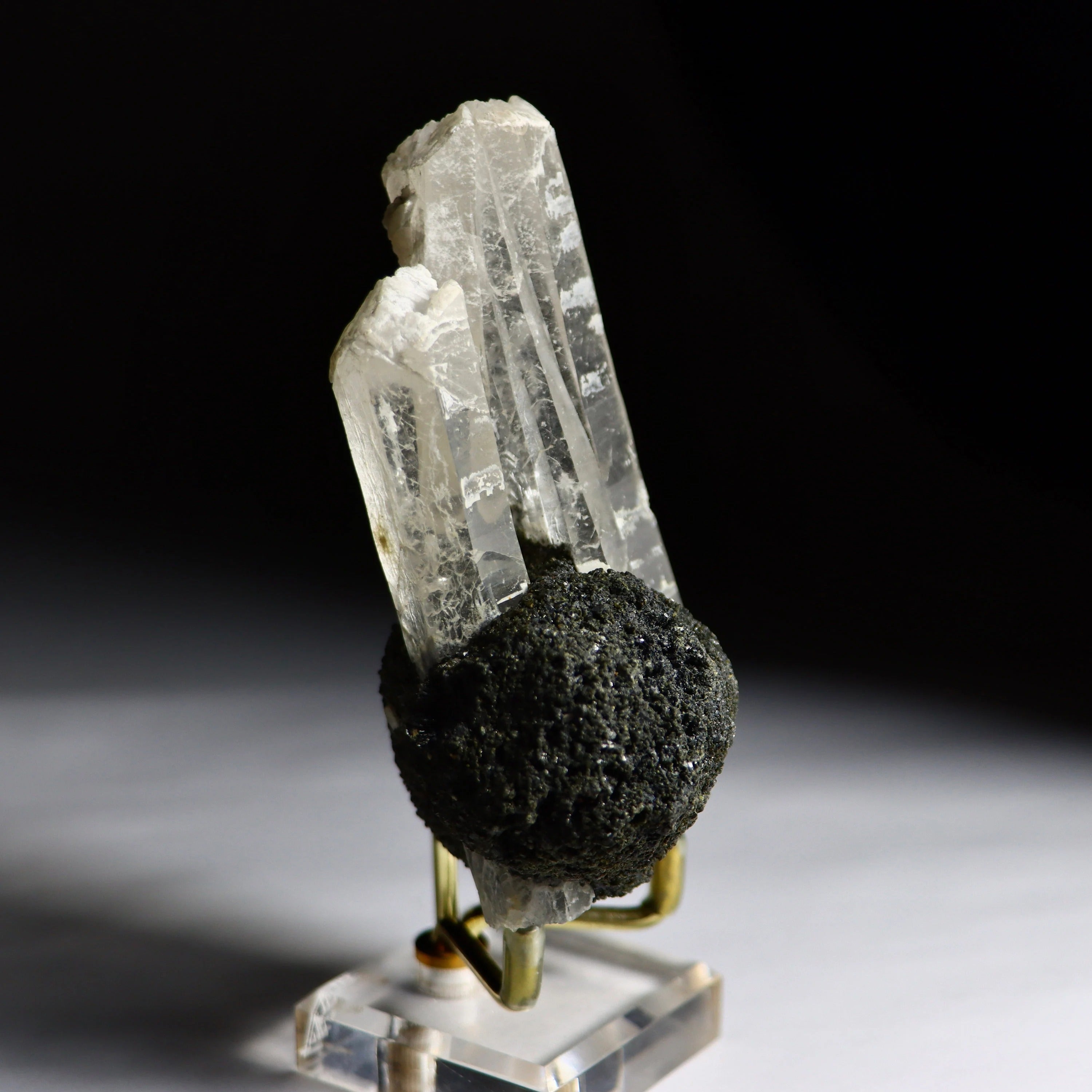 Quartz with Hematite Rosettes | Natural Quartz Crystal