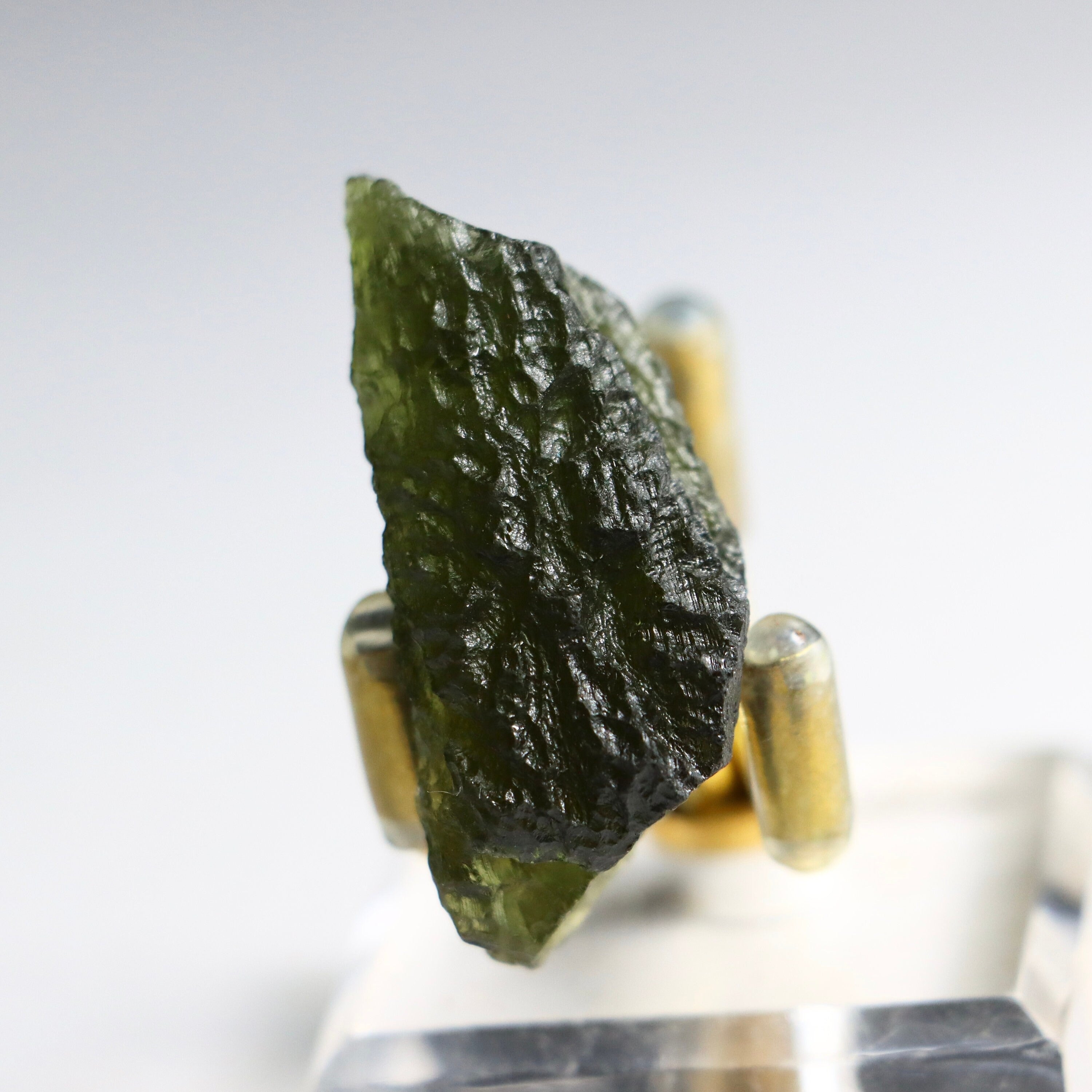 High Grade Moldavite | Czech Moldavite Genuine Moldavite Crystal Rough Moldavite Raw Moldavite Rare Mineral Specimen