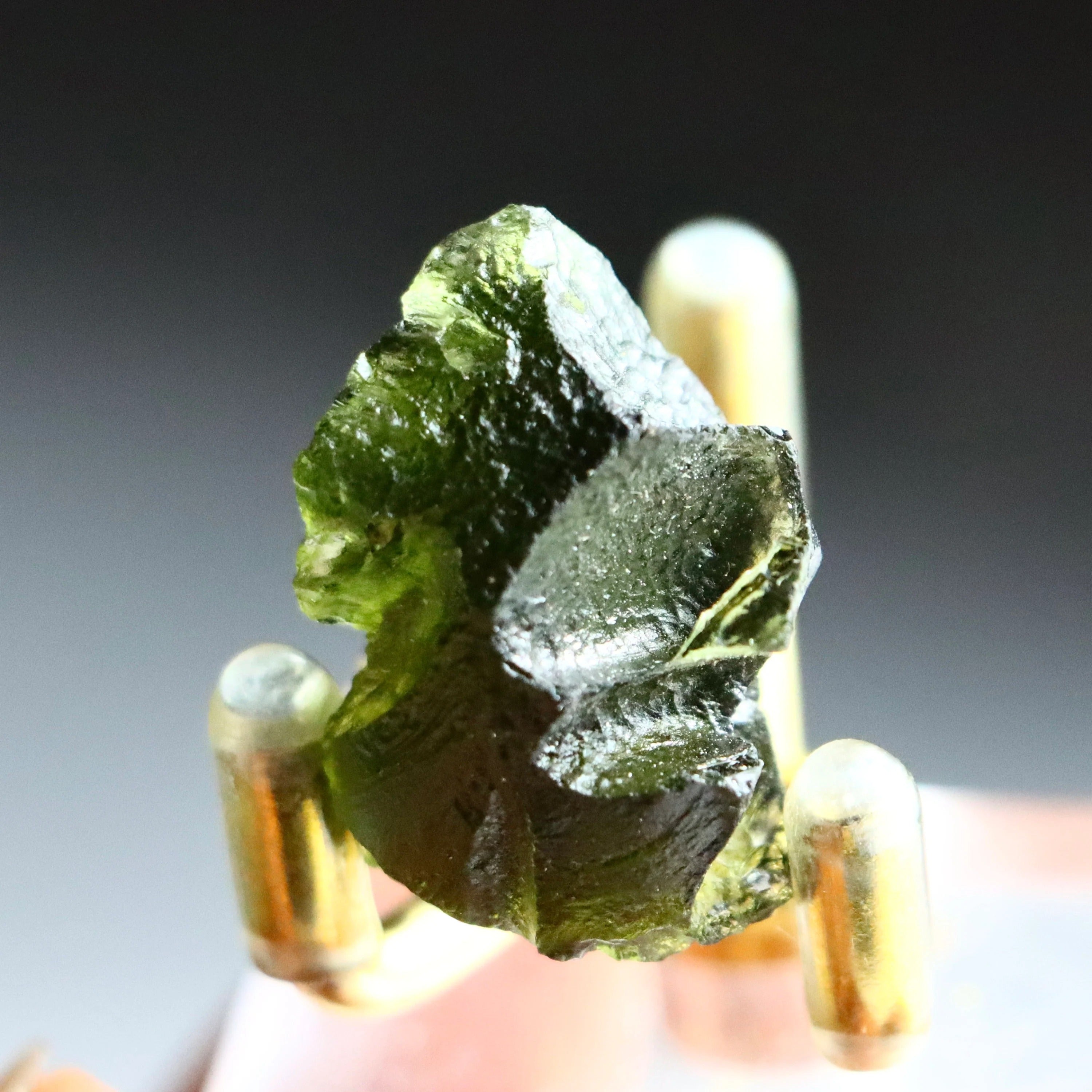 High Grade Moldavite | Czech Moldavite Rough Crystal