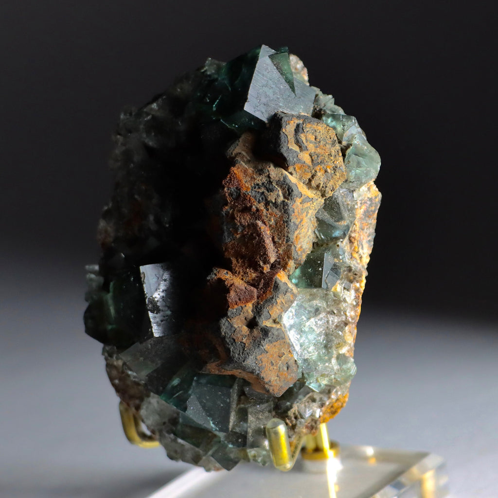 Color Changing Fluorite with Galena