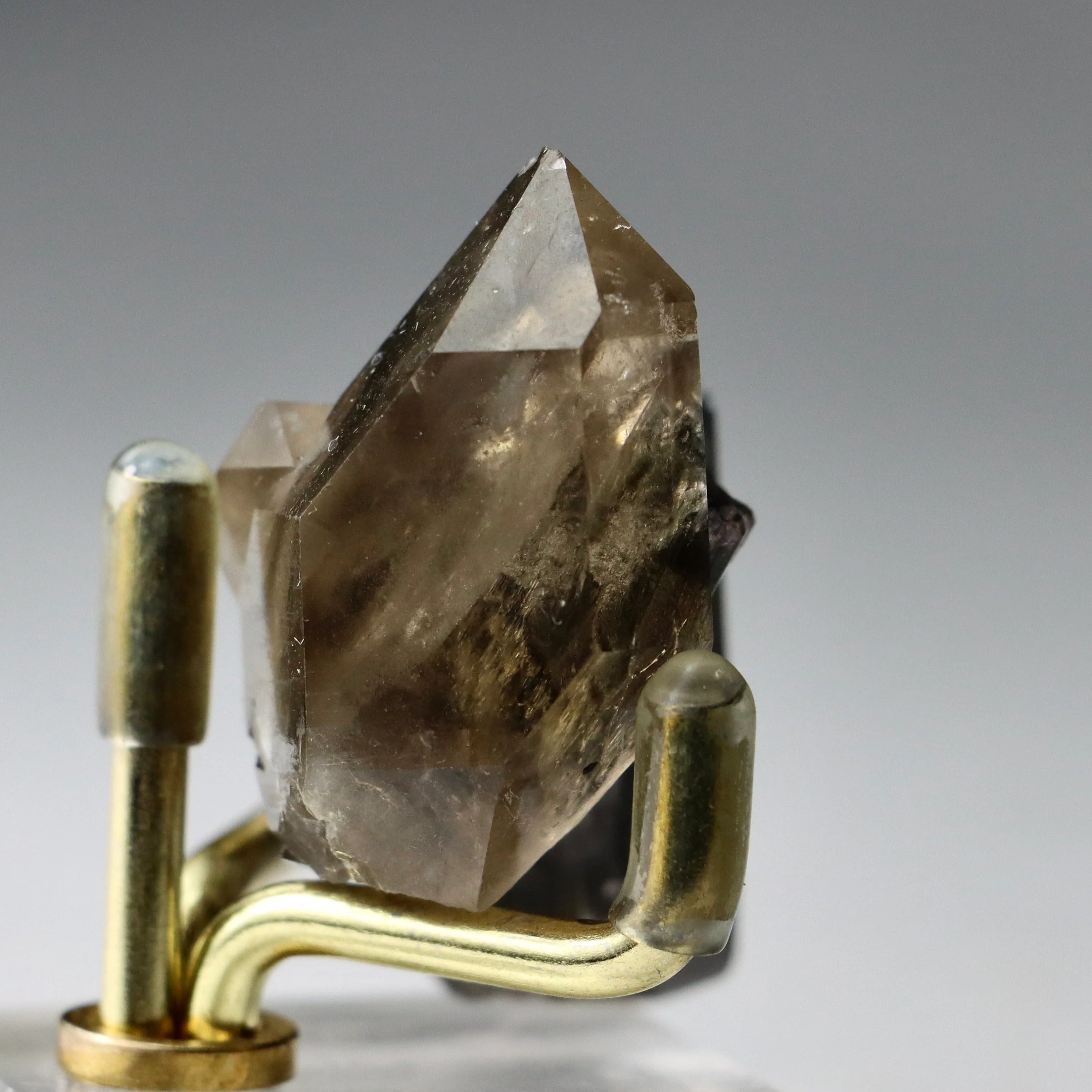 Liddicoatite Tourmaline with Smoky Quartz | Madagascar