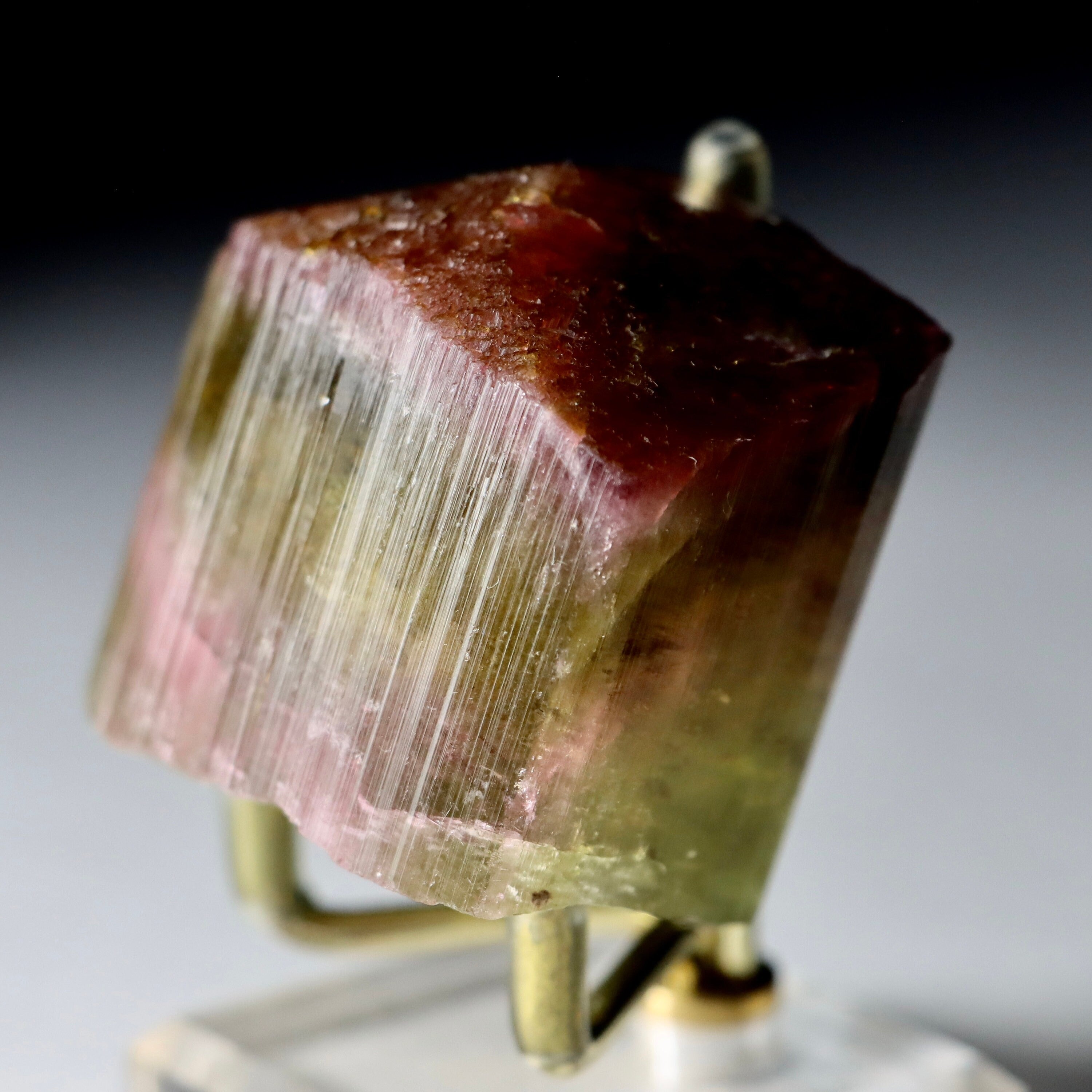 Natural Multicolor (Rainbow) Tourmaline Crystal | Raw Tourmaline Specimen for Jewelry & Collection