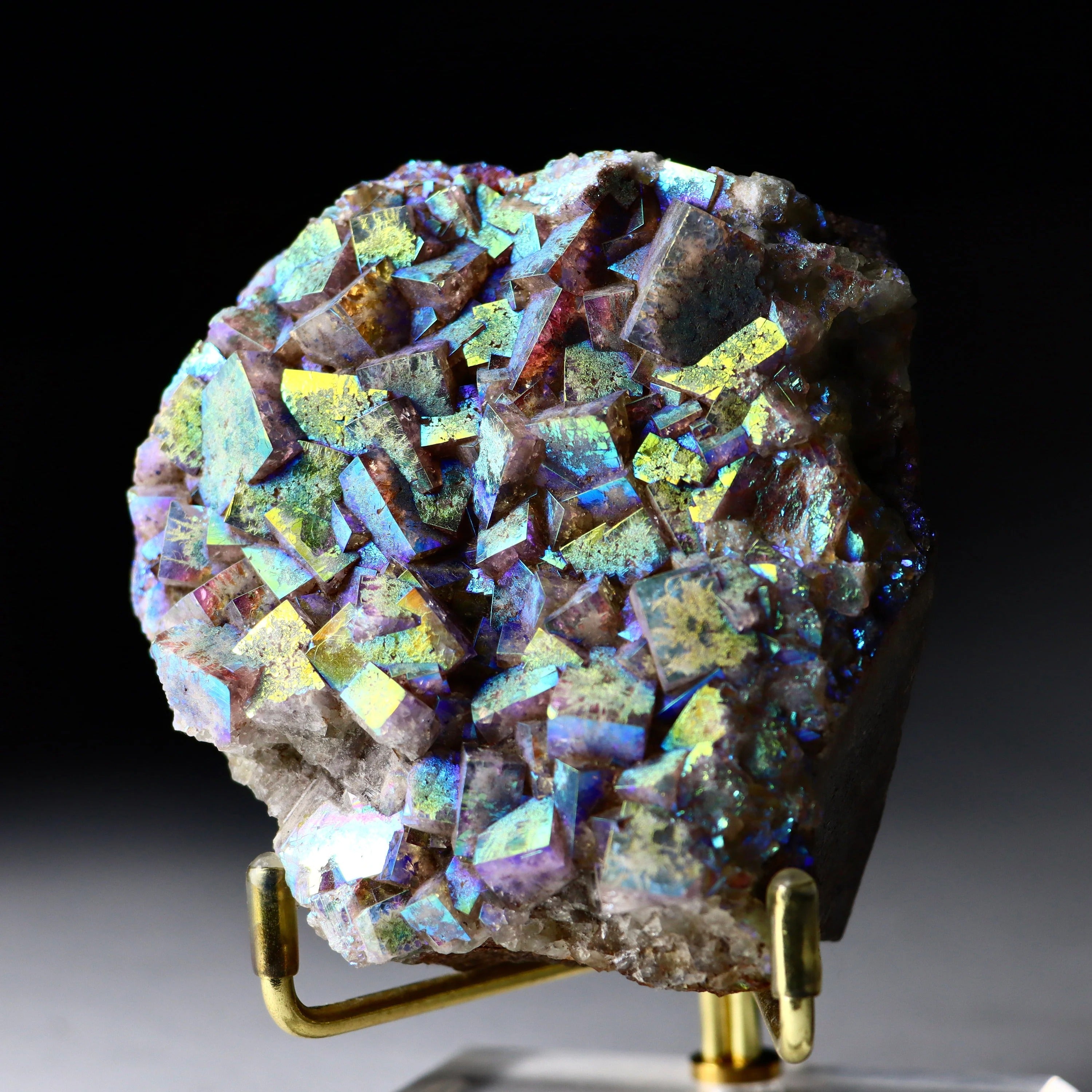 Large Flame Fluorite