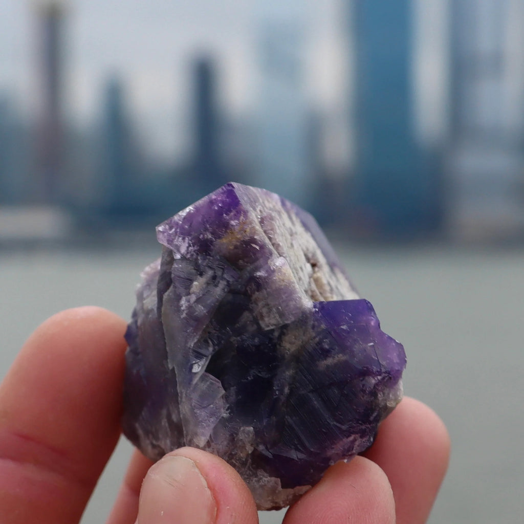 Color Changing Fluorite with Quartz | Rogerley Mine