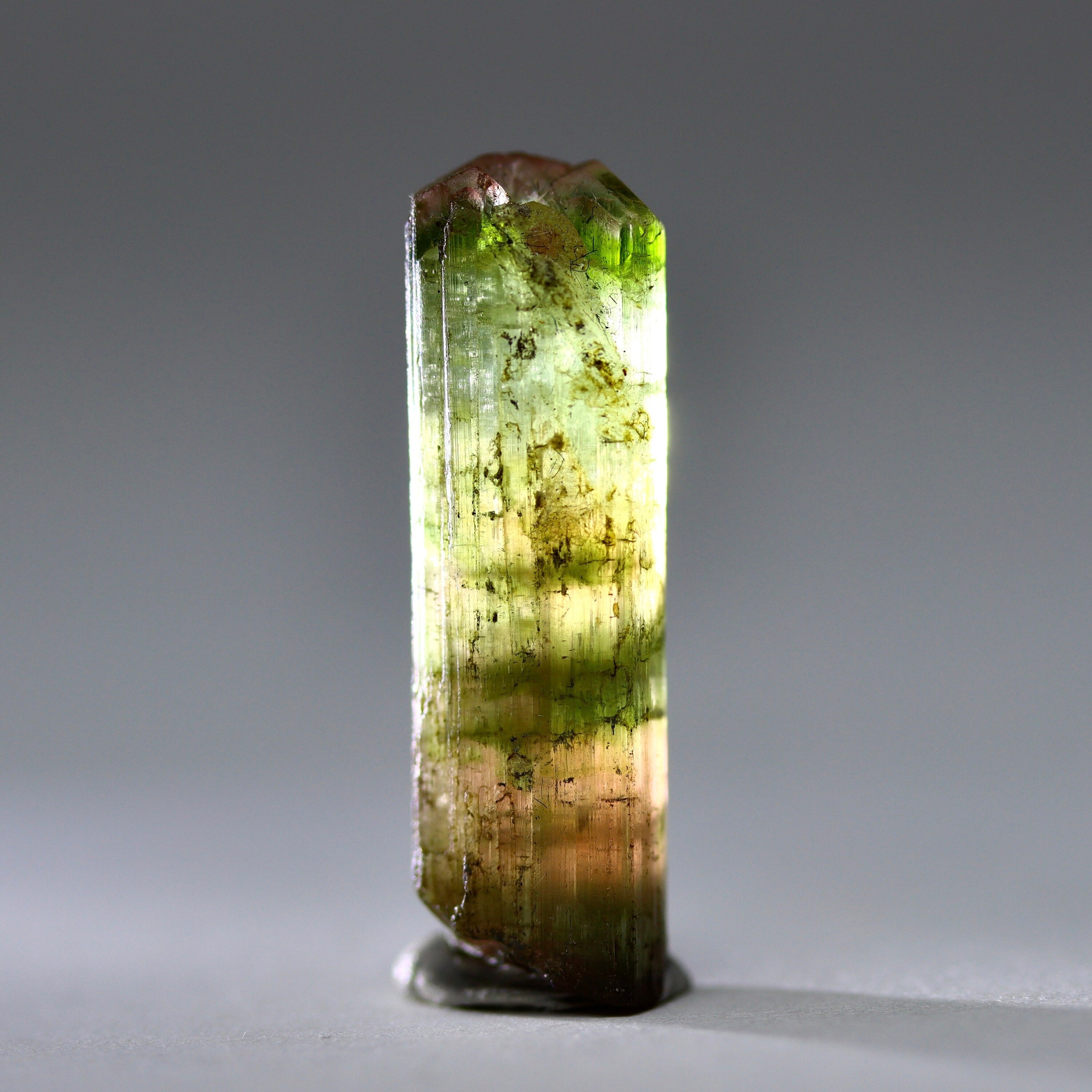 Catseye Watermelon Tourmaline Crystal
