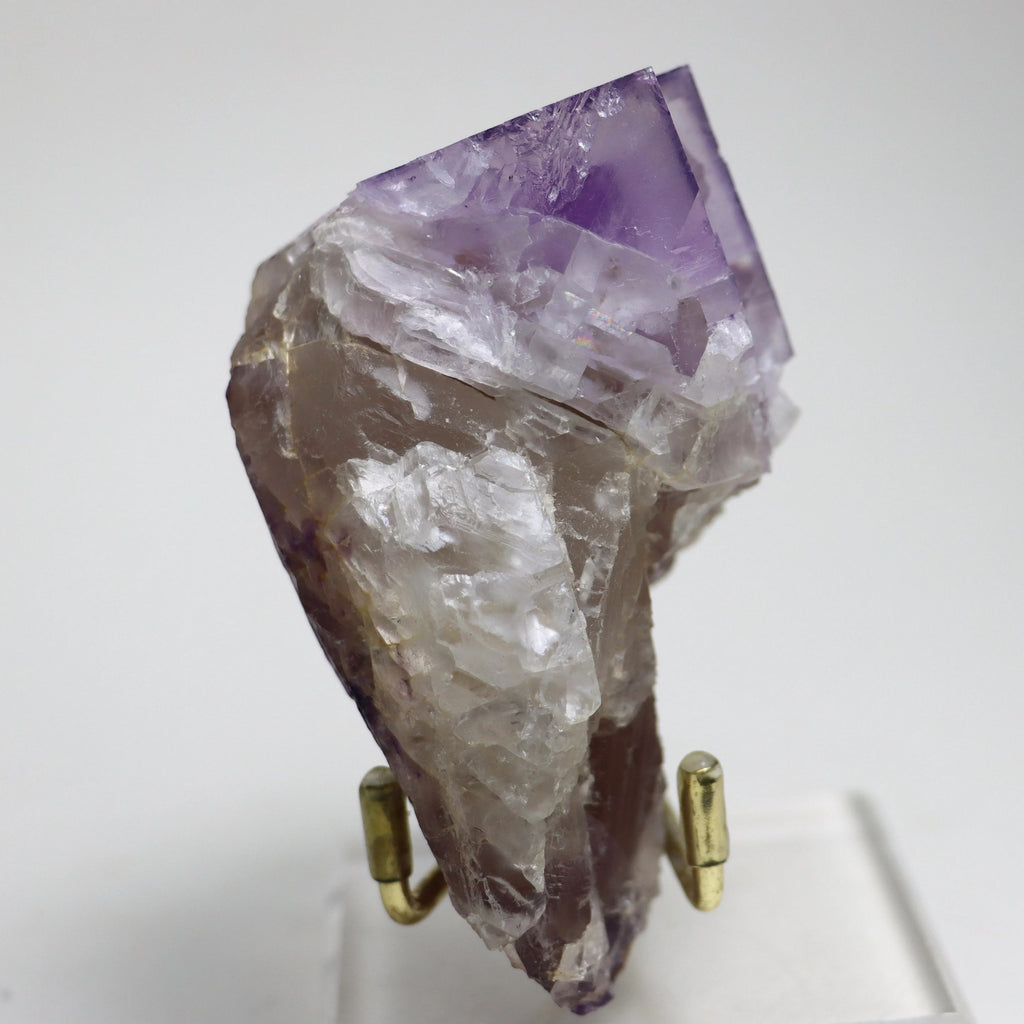 Purple Illinois Fluorite Cube | Classic Cubic Fluorite Crystal from Illinois–Kentucky Fluorspar District