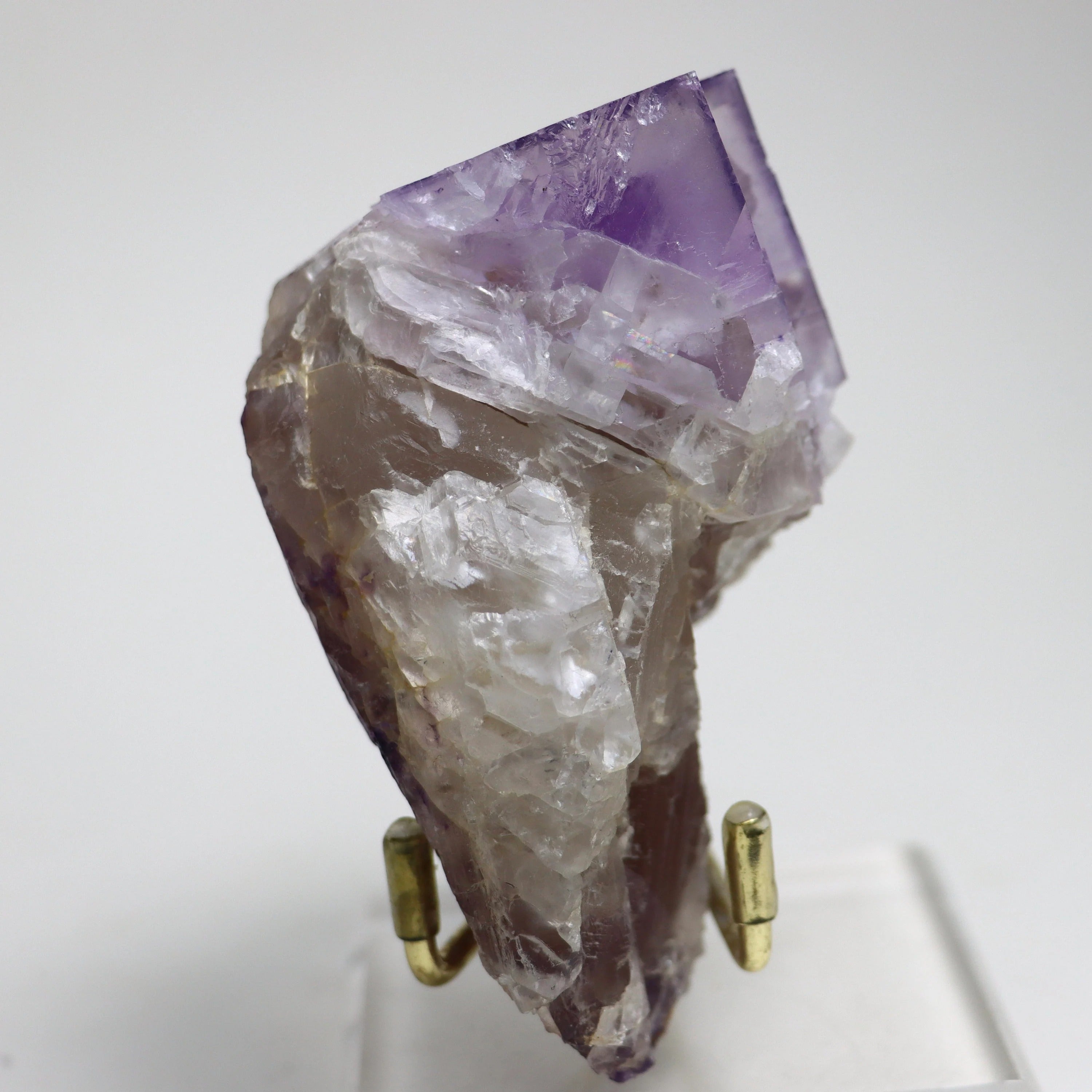 Purple Illinois Fluorite Cube | Classic Cubic Fluorite Crystal from Illinois–Kentucky Fluorspar District