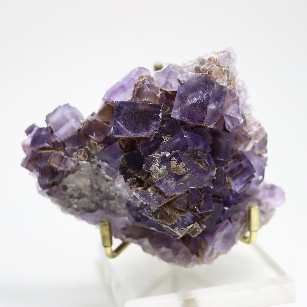 Purple Illinois Fluorite Cube | Classic Cubic Fluorite from Hastie’s Quarry