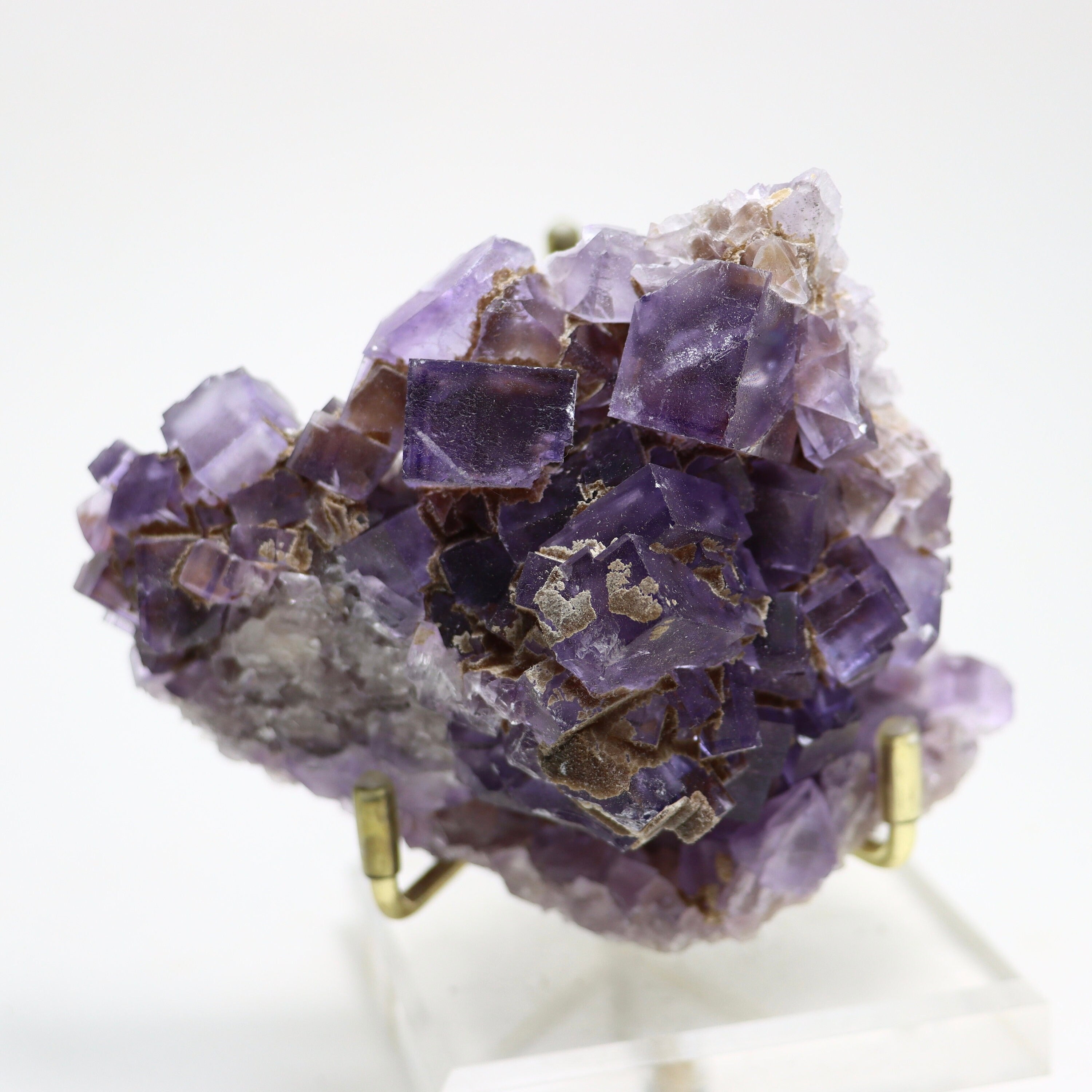 Purple Illinois Fluorite Cube | Classic Cubic Fluorite from Hastie’s Quarry