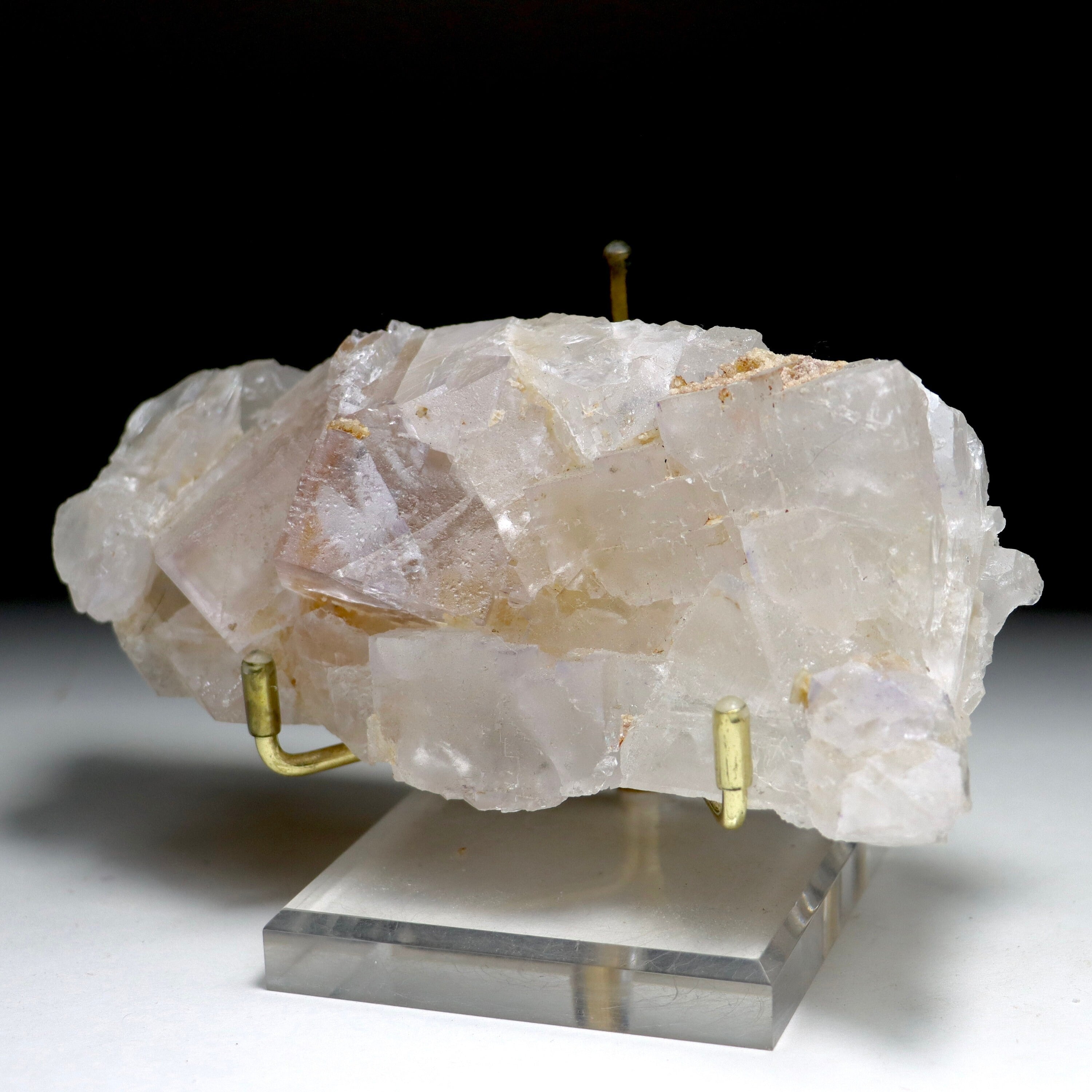 White Illinois Fluorite Cube