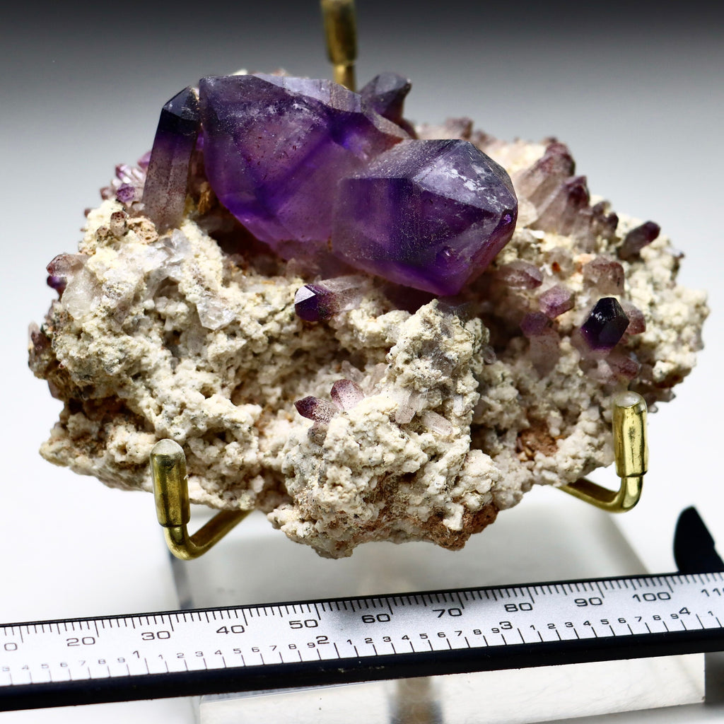 Phantom Brandberg Amethyst on Matrix | Natural Quartz Specimen