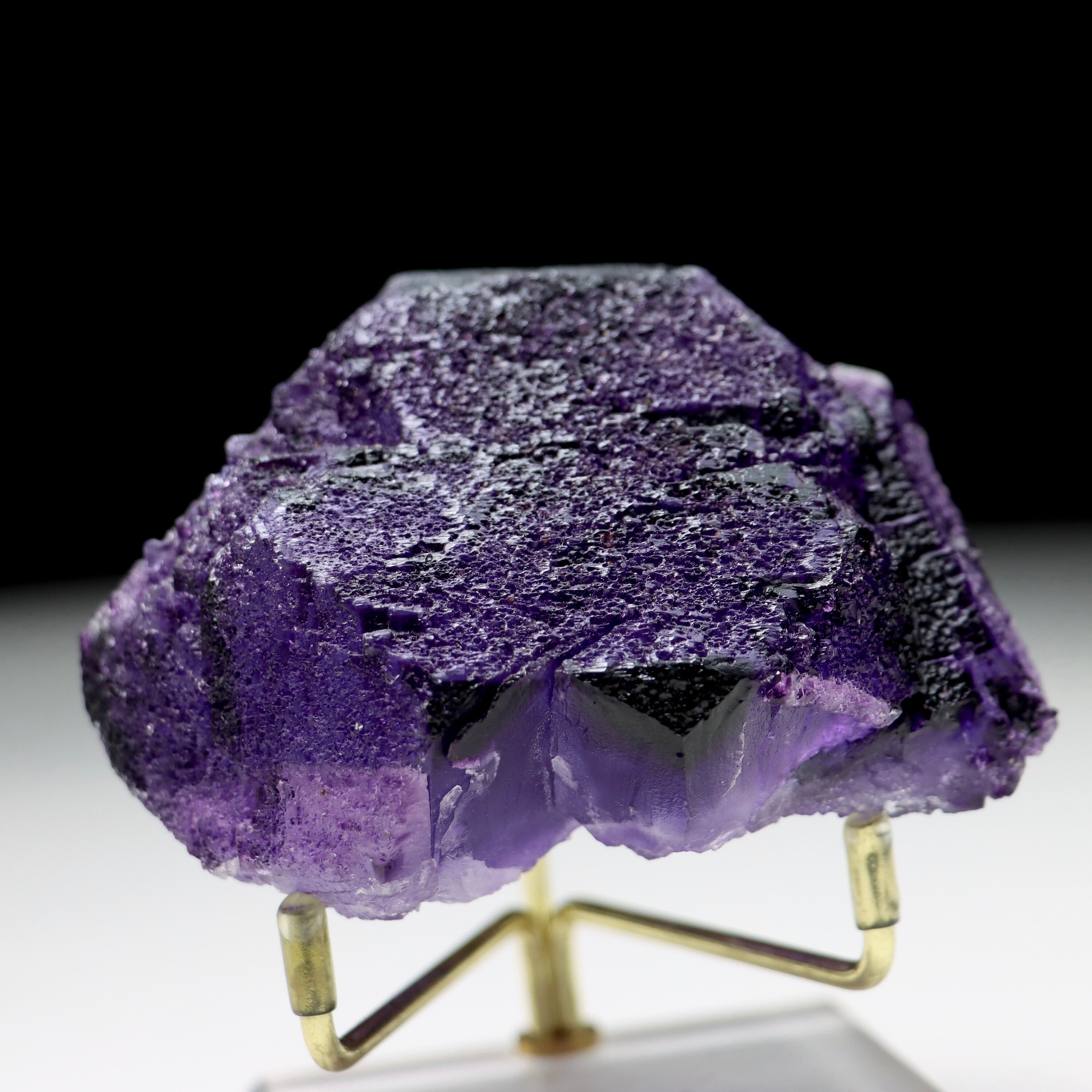 Italian Etched Octahedral Fluorite | Natural Fluorite Crystal from Camissinone Mine, Lombardy, Italy