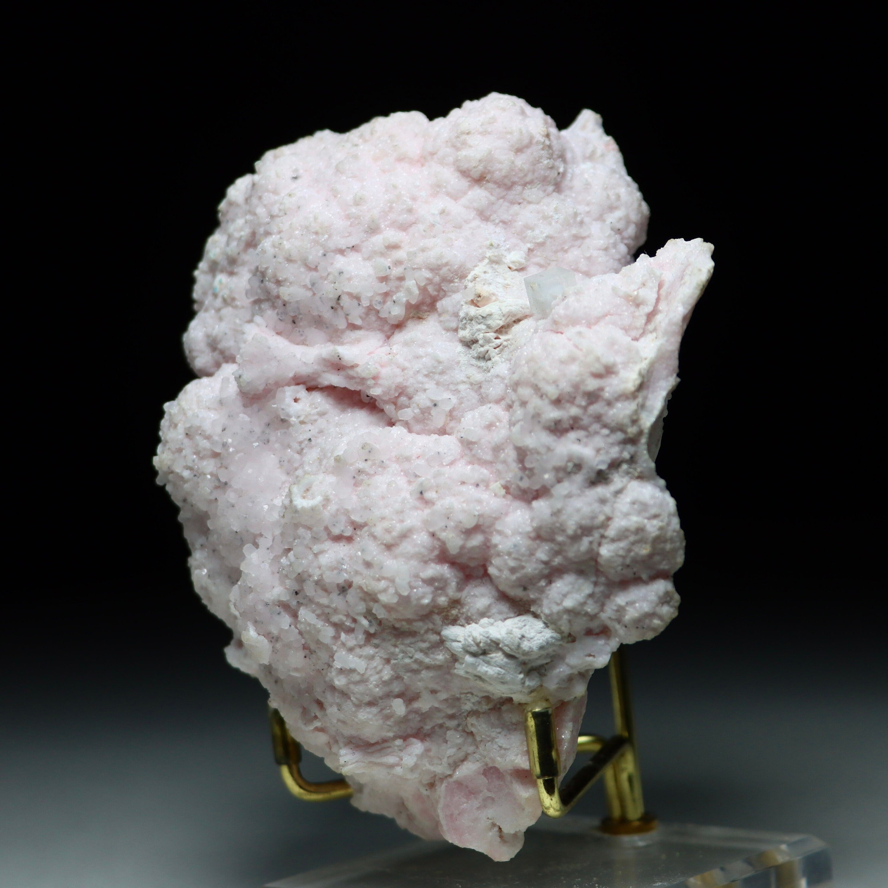 Rhodochrosite with Fluorite, Calcite & Kutnohorite (UV Reactive) | Natural Mineral Specimen from Peru