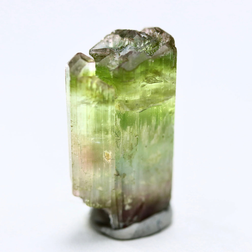 Catseye Watermelon Tourmaline Crystal | Green & Pink Tourmaline from Brazil