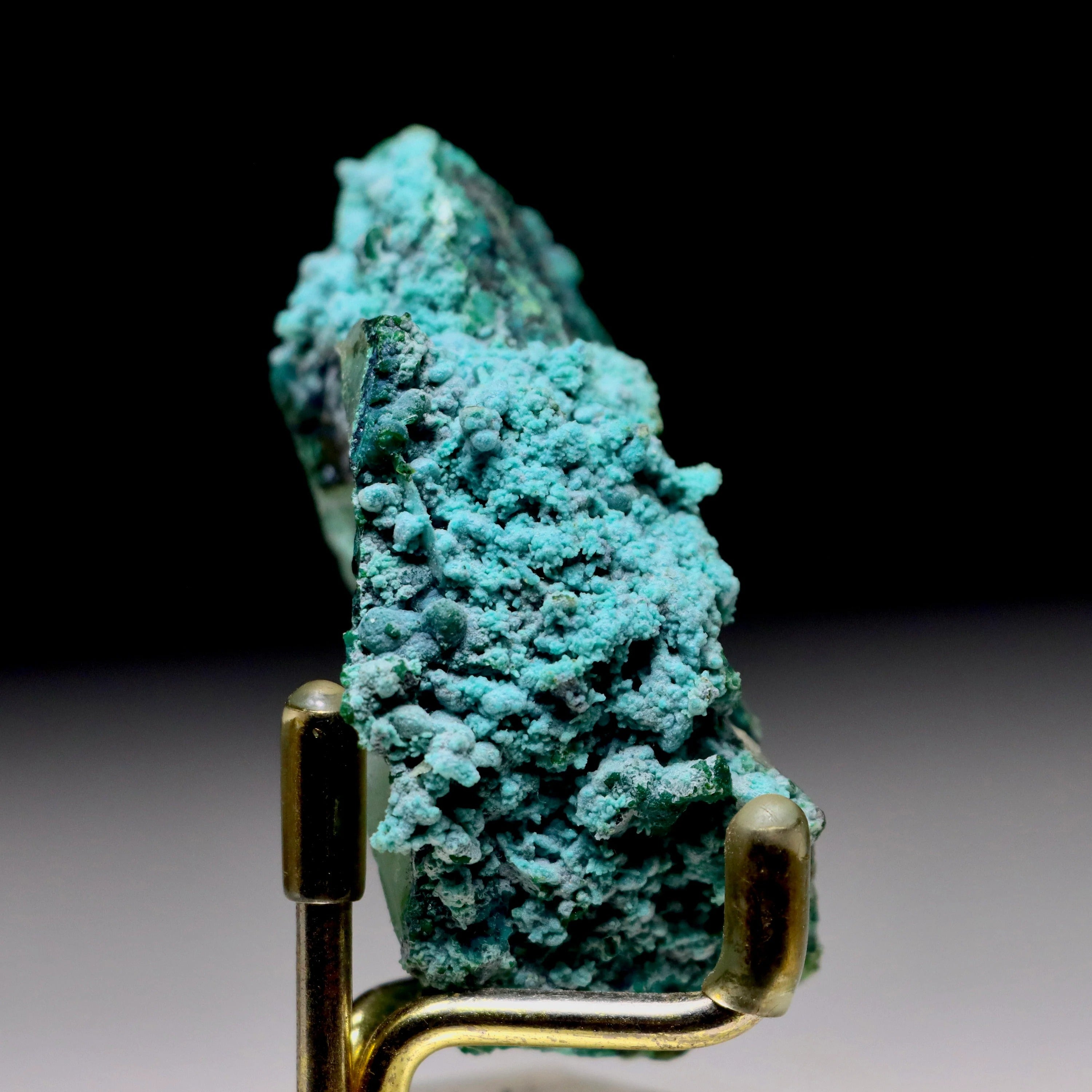 Chrysocolla on Quartz w/ Malachite