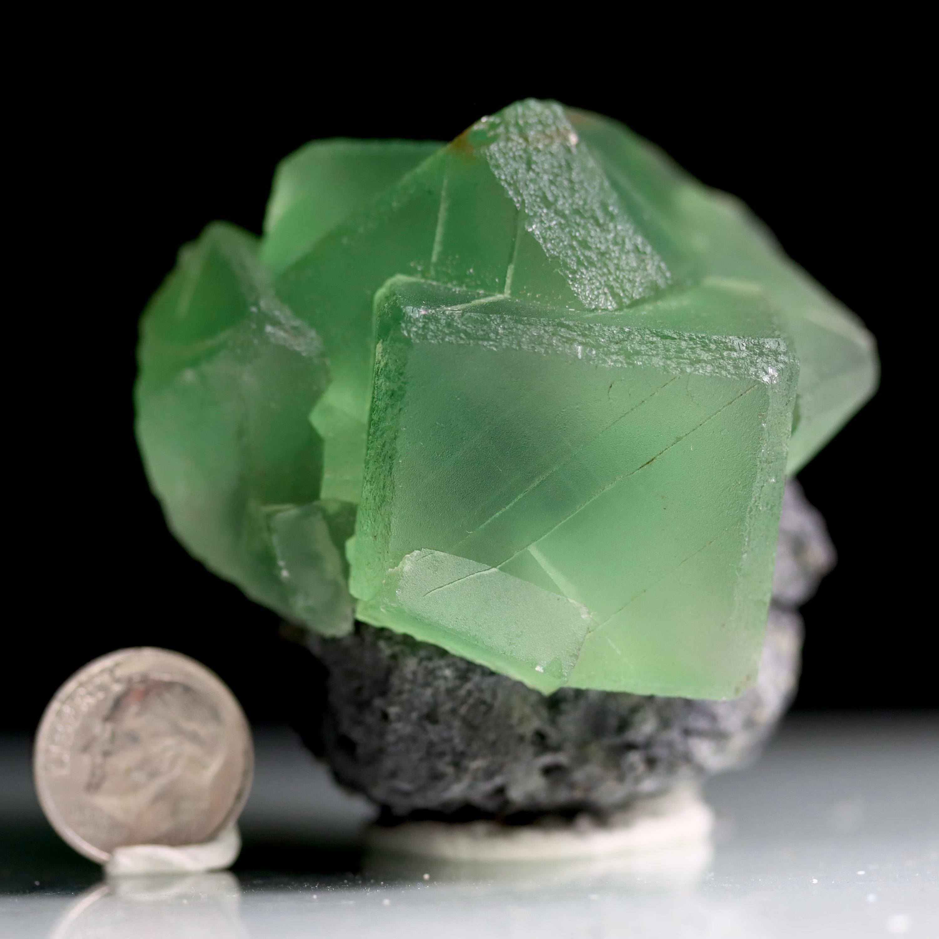 Green Fluorite | Chinese Cubic Fluorite Crystal