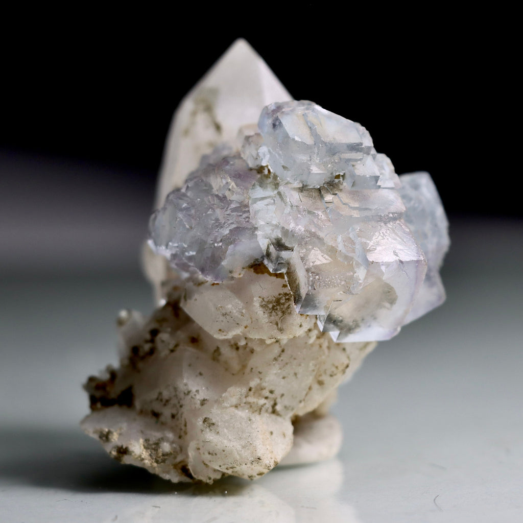 Fluorite on Quartz