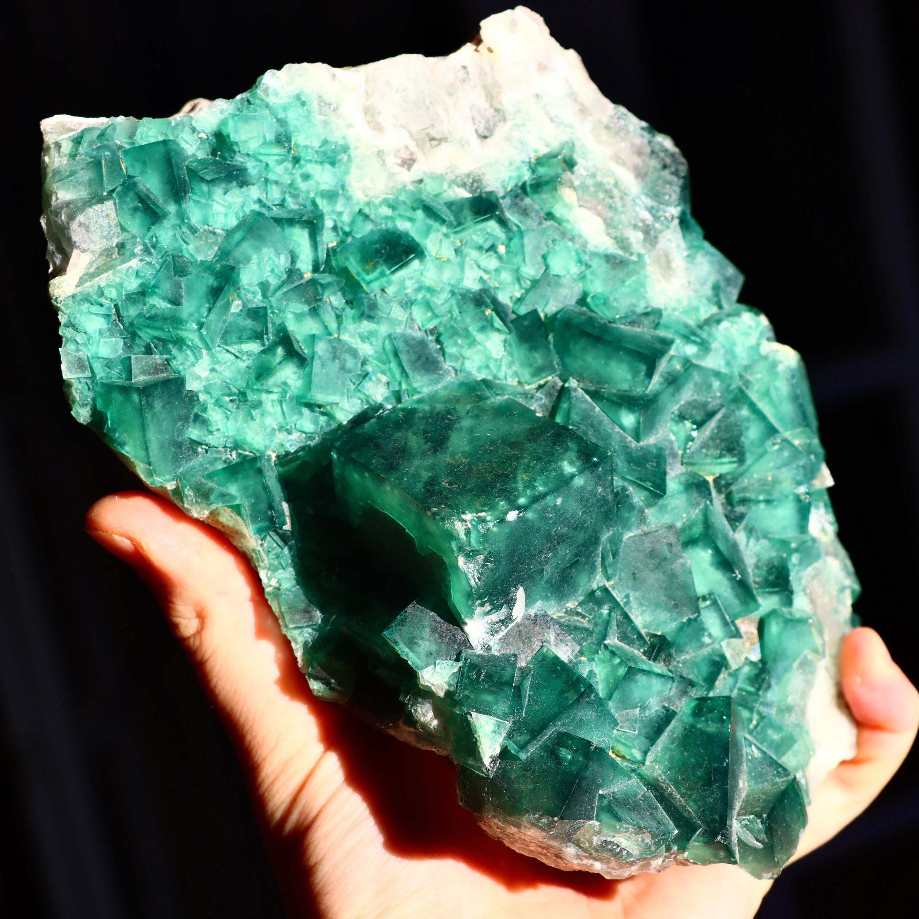 Double Sided Green Fluorite | Natural Fluorite Crystal