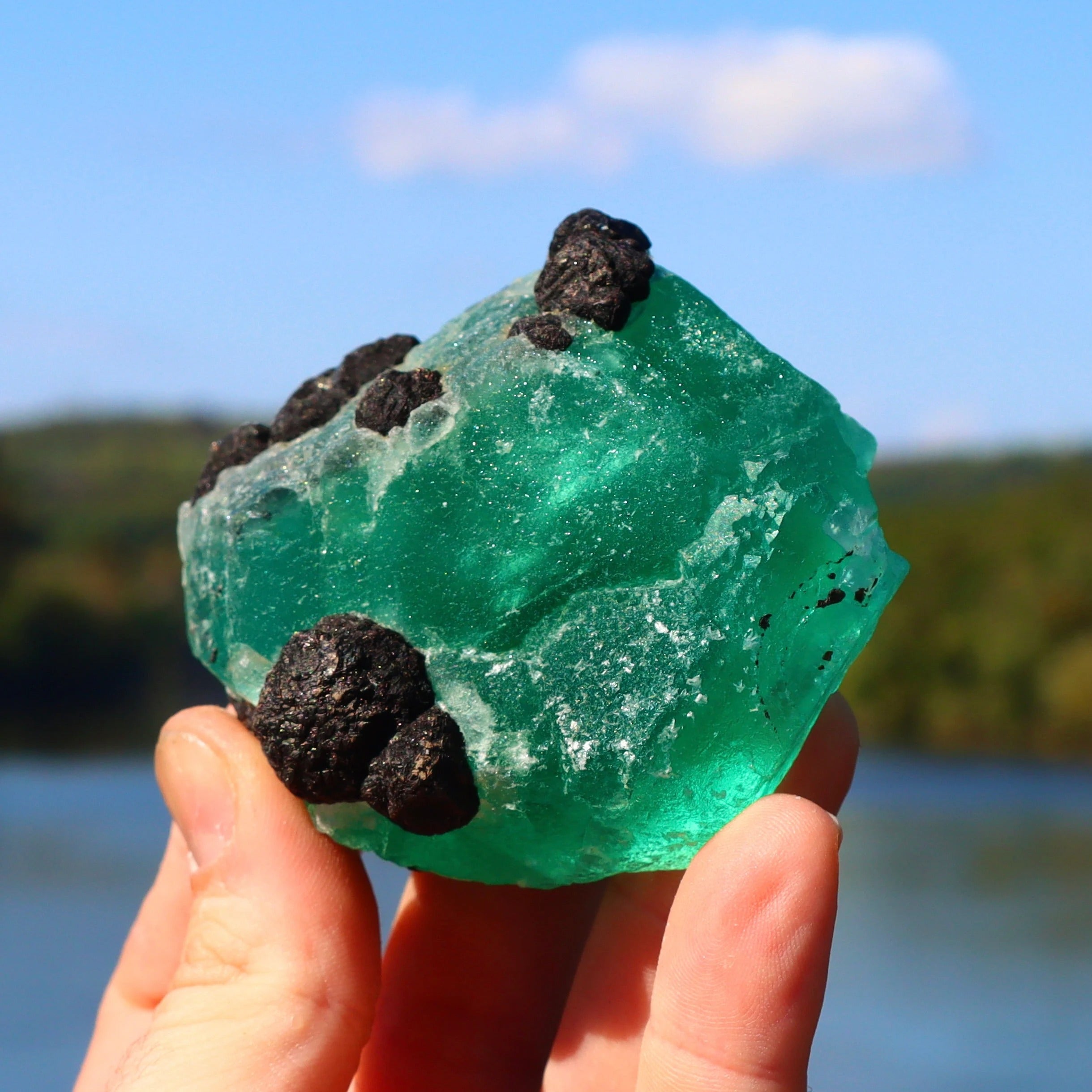 Fluorite with Pyrite, Quartz & Bournonite | Rare Peruvian Fluorite Specimen from Cerro de Pasco, Peru