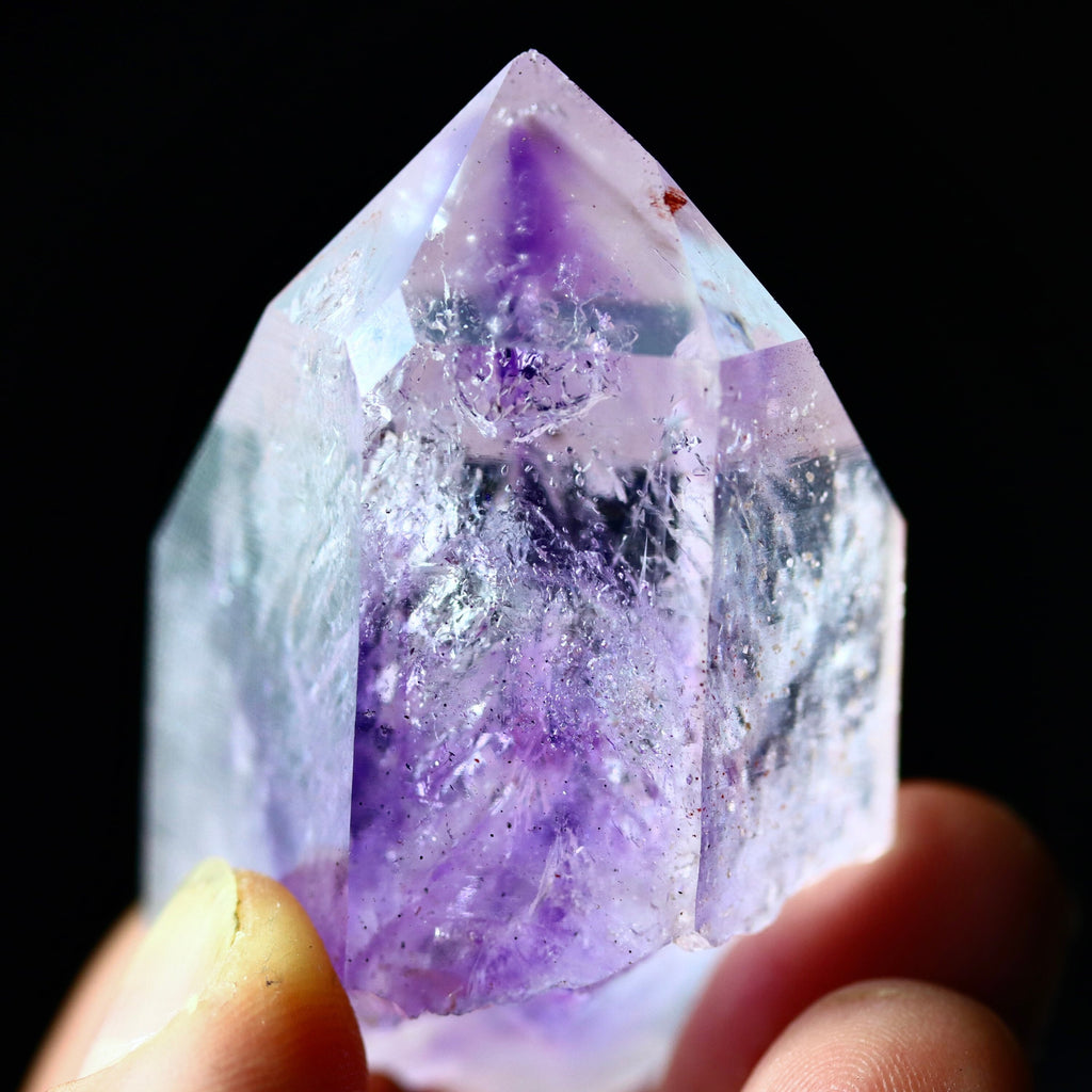 Multiple Enhydro Phantom Brandberg Amethyst Crystal | Natural Amethyst from Namibia