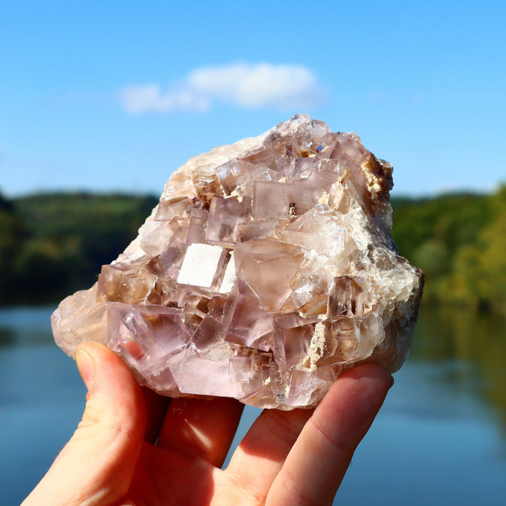 Purple Illinois Fluorite Crystal
