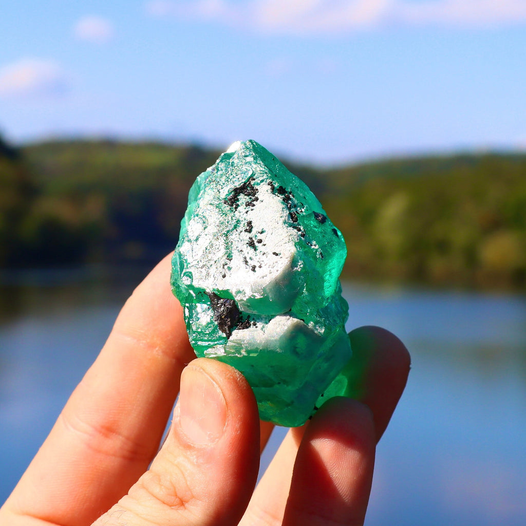 Fluorite with Pyrite, Quartz & Bournonite | Natural Fluorite Crystal from Cerro de Pasco, Peru