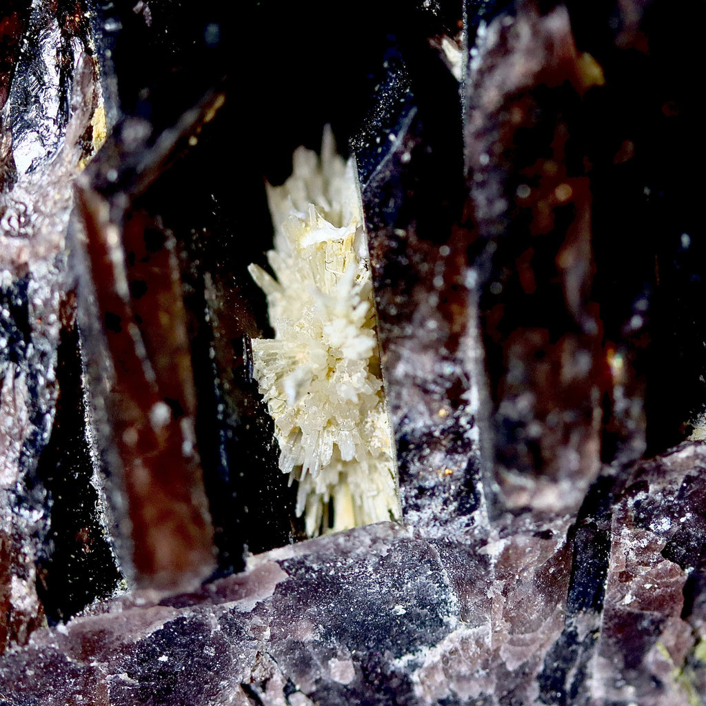 Axinite with Epidote & Tourmaline | Pakistan