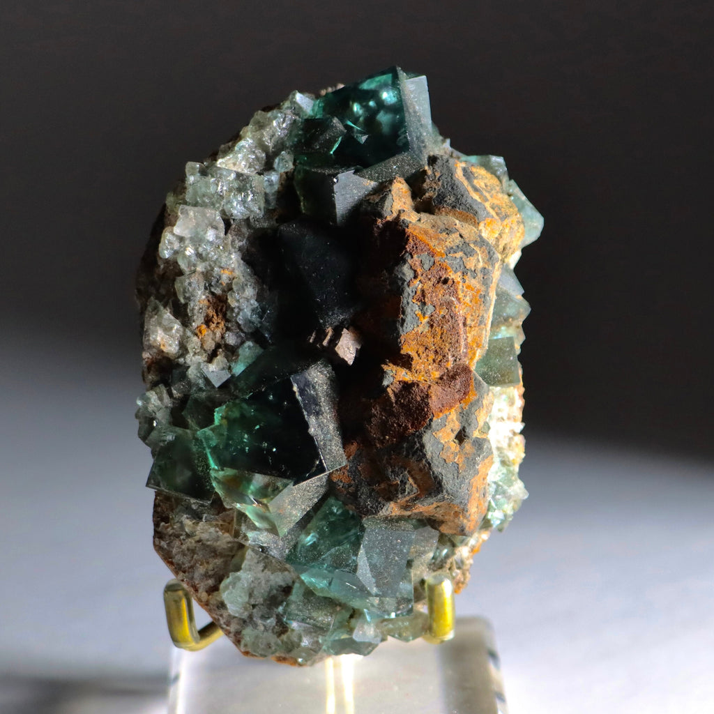 Color Changing Fluorite with Galena