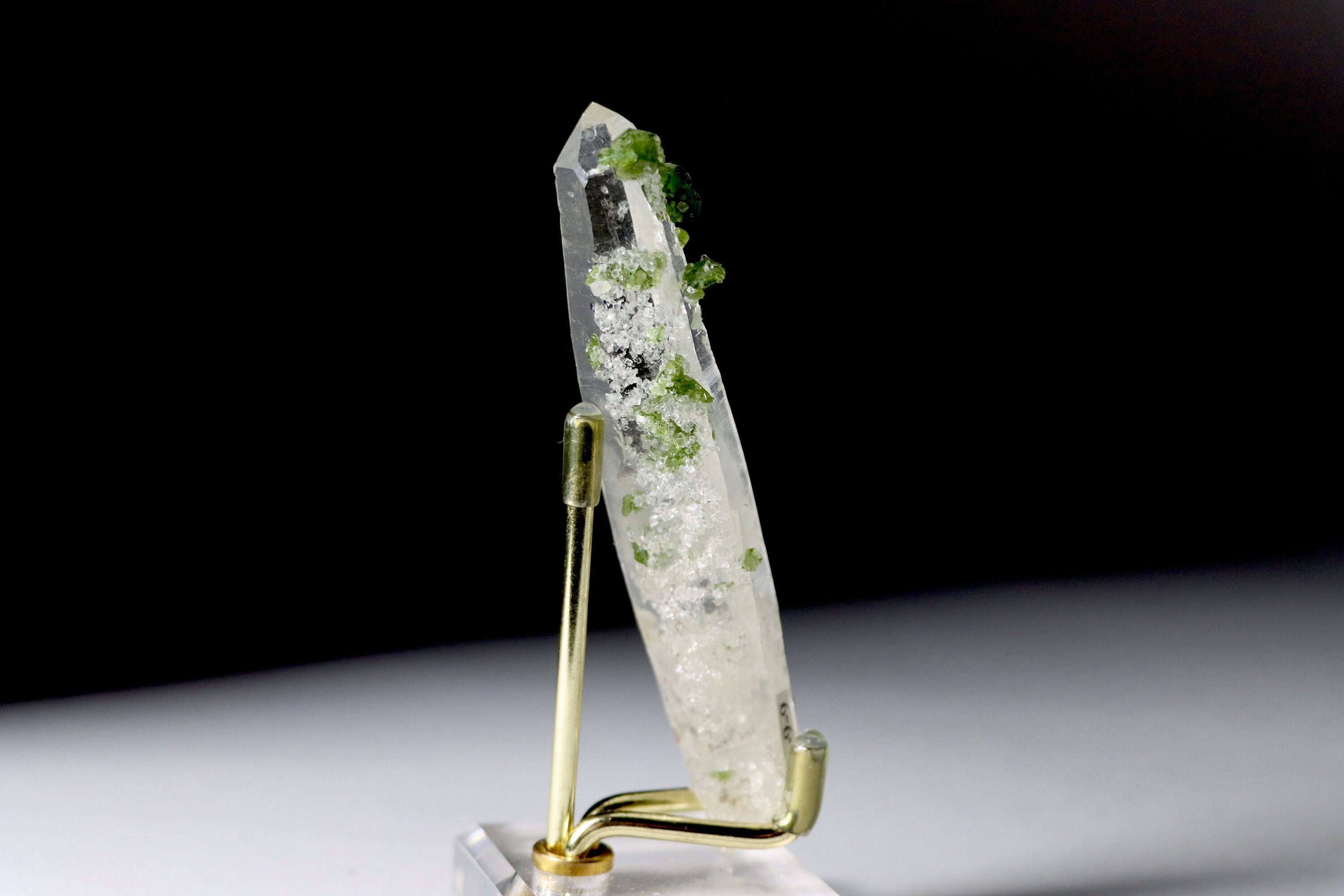 Extremely Rare Uvite Tourmaline in Quartz | Facet-Grade Tourmaline Mineral Specimen from Brumado Mine, Brazil