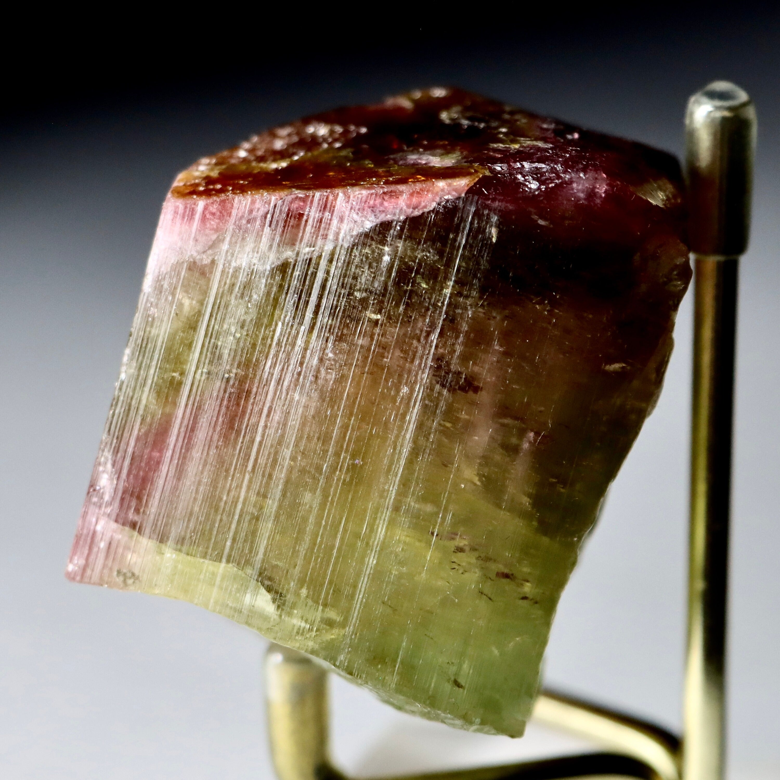 Natural Multicolor (Rainbow) Tourmaline Crystal | Raw Tourmaline Specimen for Jewelry & Collection