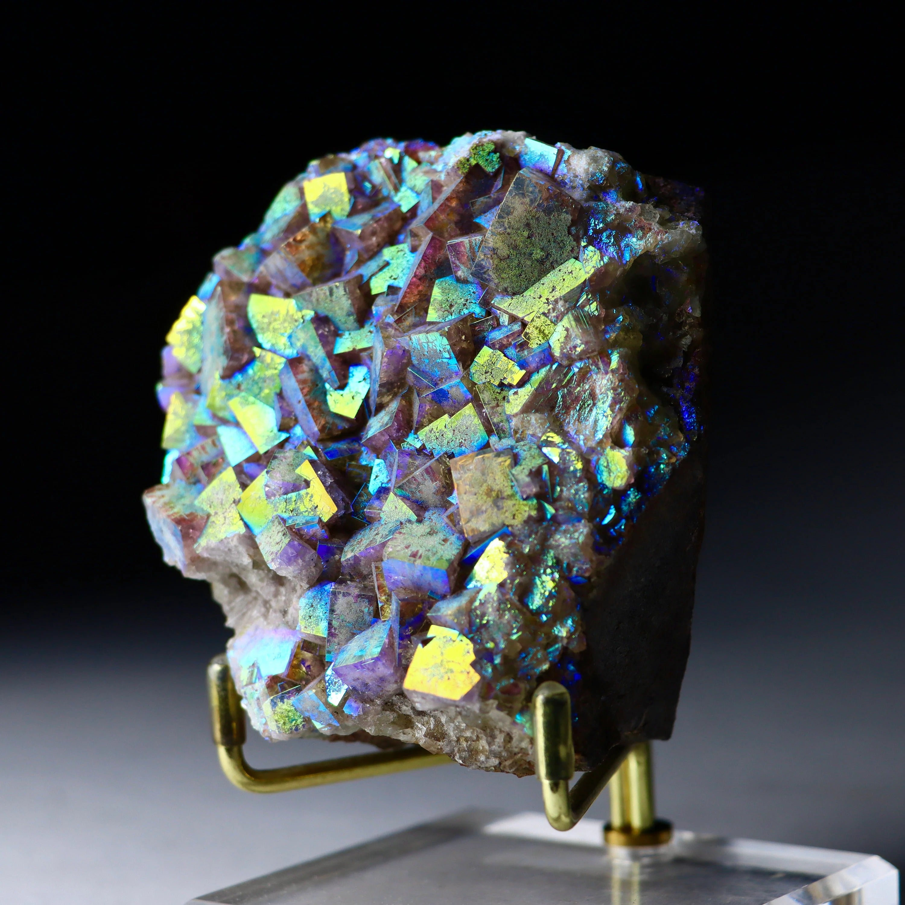 Large Flame Fluorite