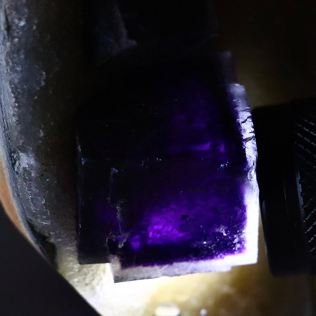 Fluorite with Druzy Quartz | Natural Fluorite Mineral Specimen