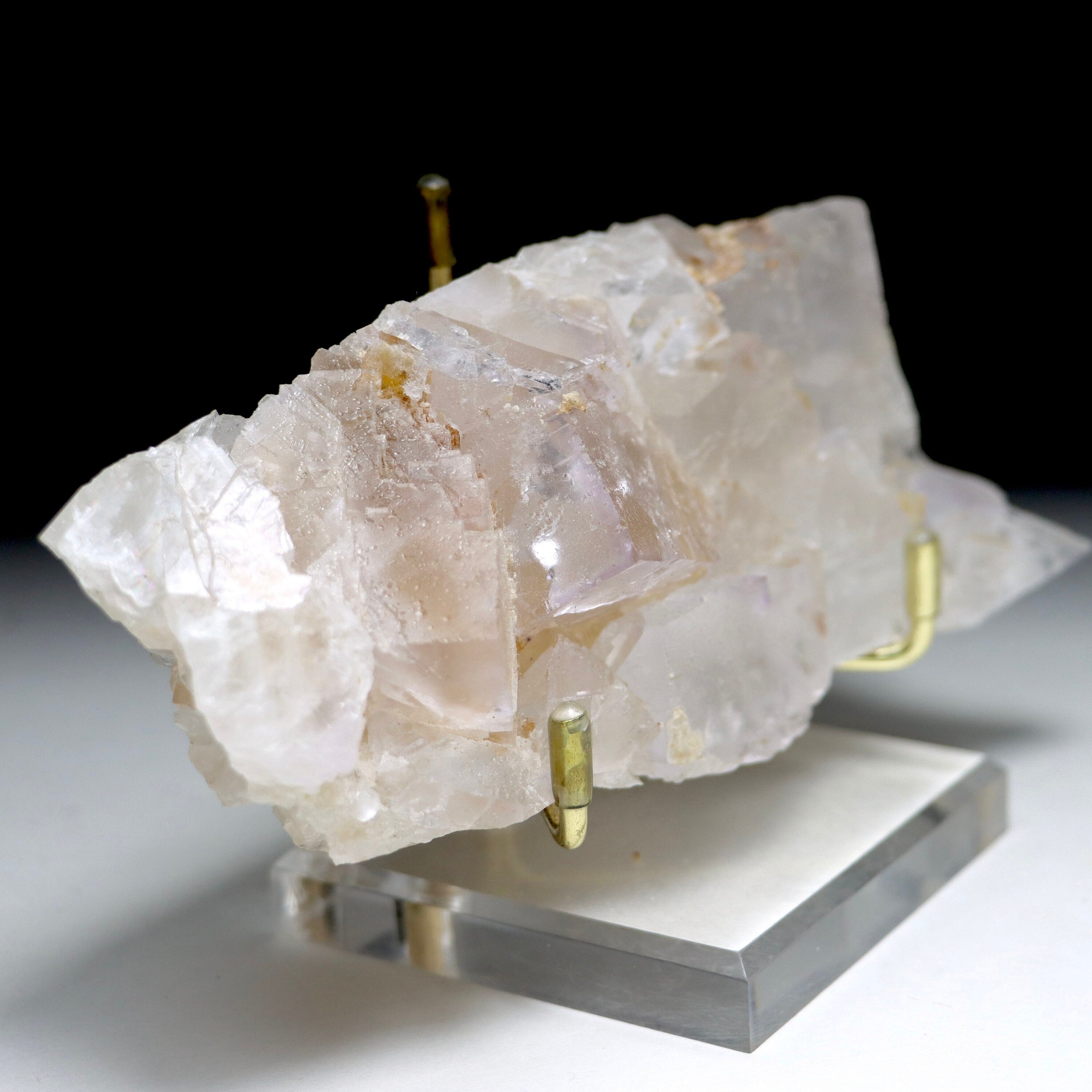 White Illinois Fluorite Cube