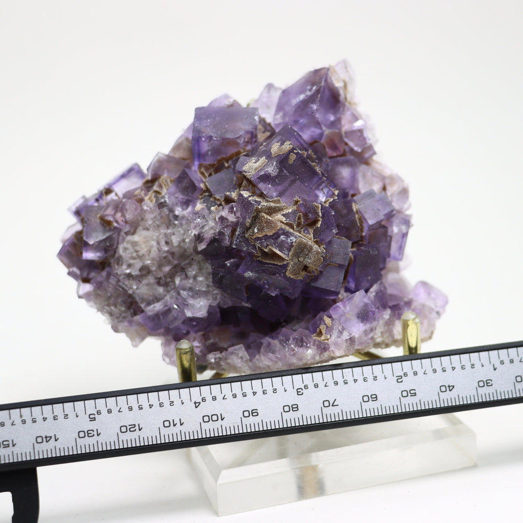 Purple Illinois Fluorite Cube | Classic Cubic Fluorite from Hastie’s Quarry