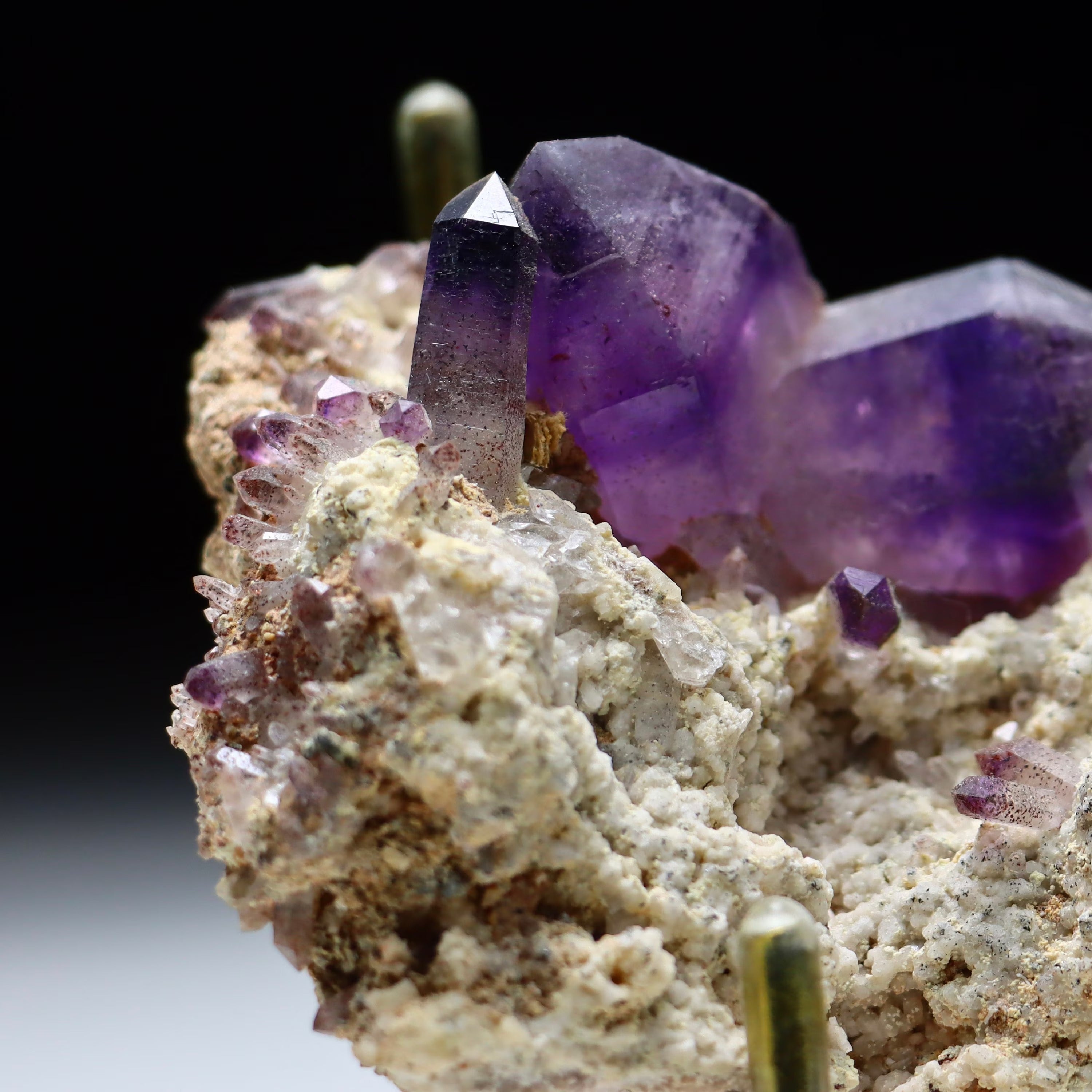 Phantom Brandberg Amethyst on Matrix | Natural Quartz Specimen