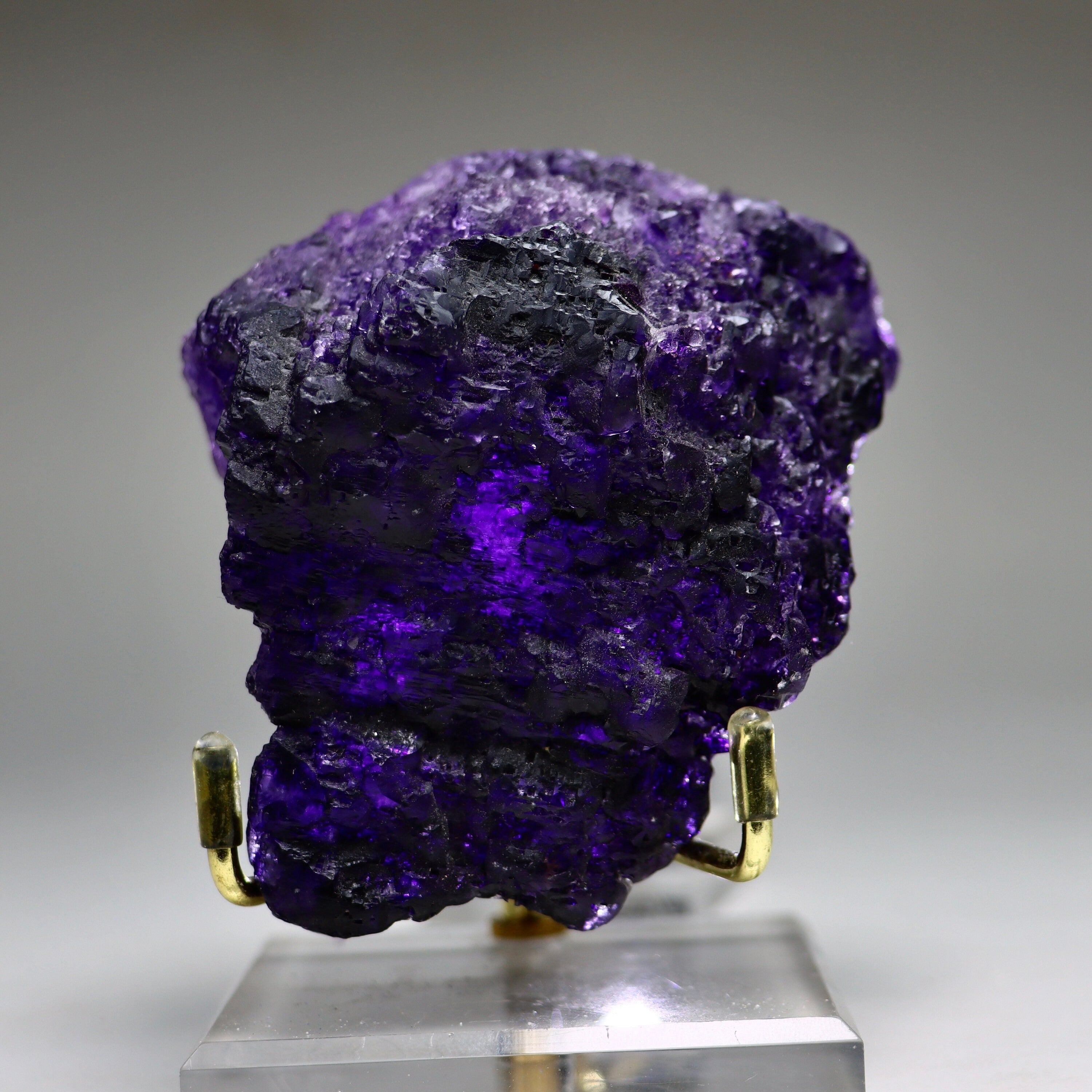 Italian Etched Octahedral Fluorite | Natural Fluorite Crystal from Camissinone Mine, Lombardy, Italy